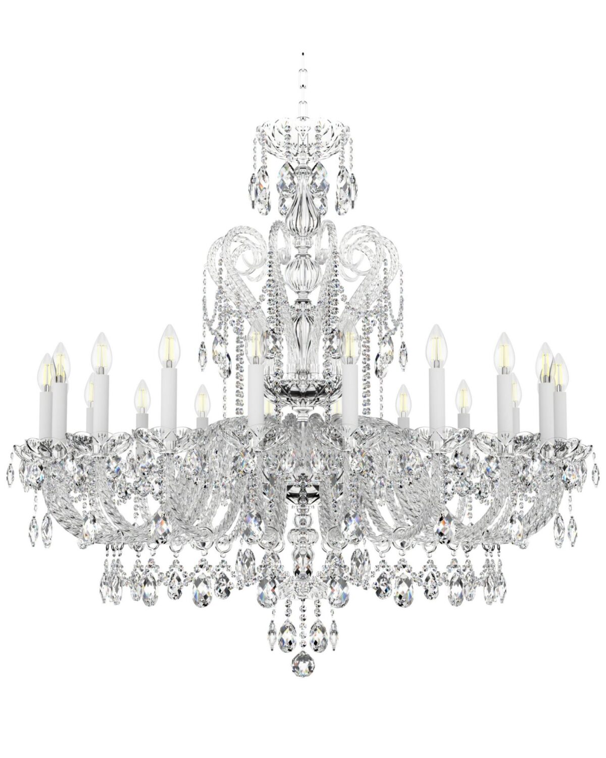 Bohemian Crystal Chandelier Magic Swan L138/20/01