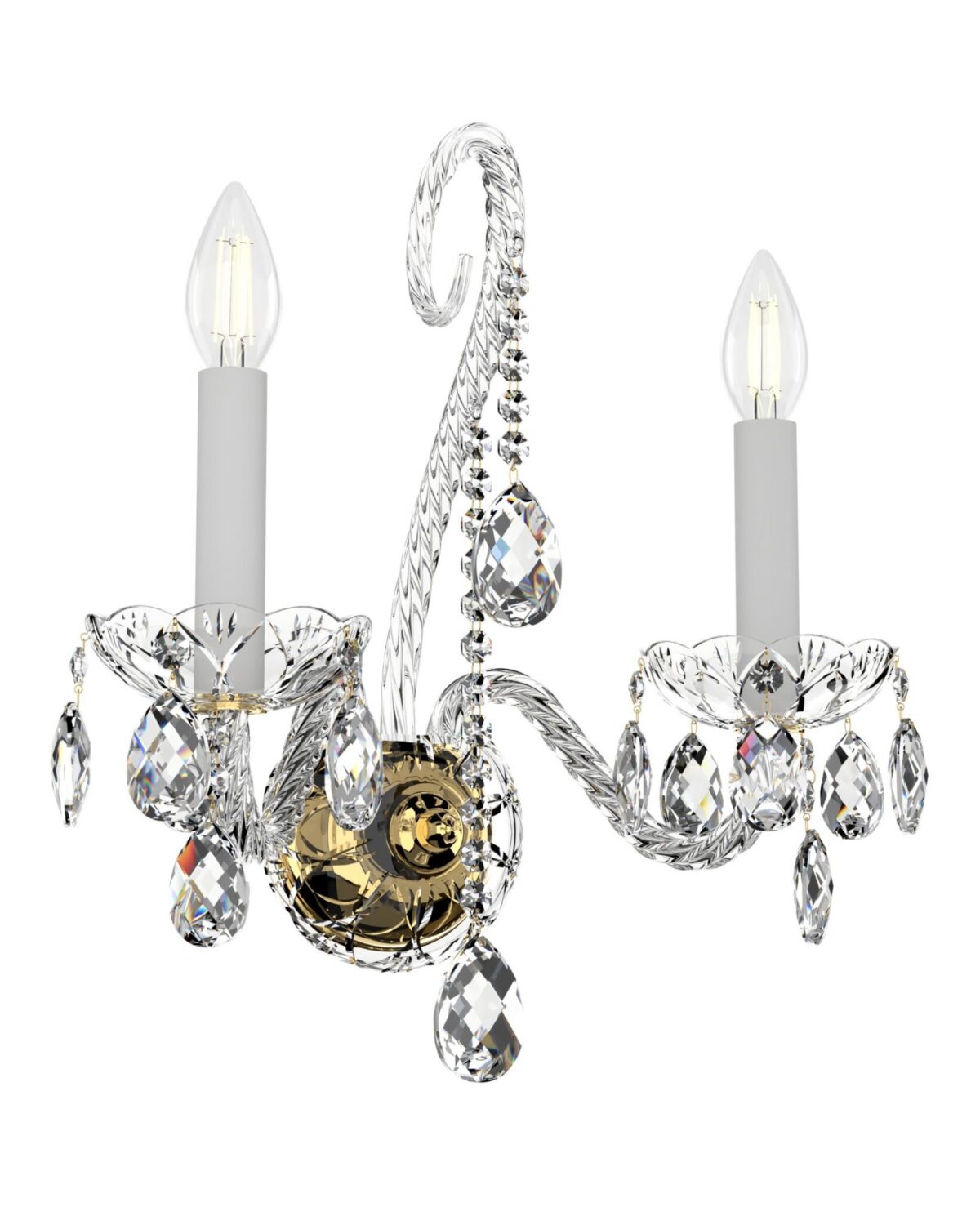 Bohemian Crystal Wall Sconces Magic Swan N138/2/01