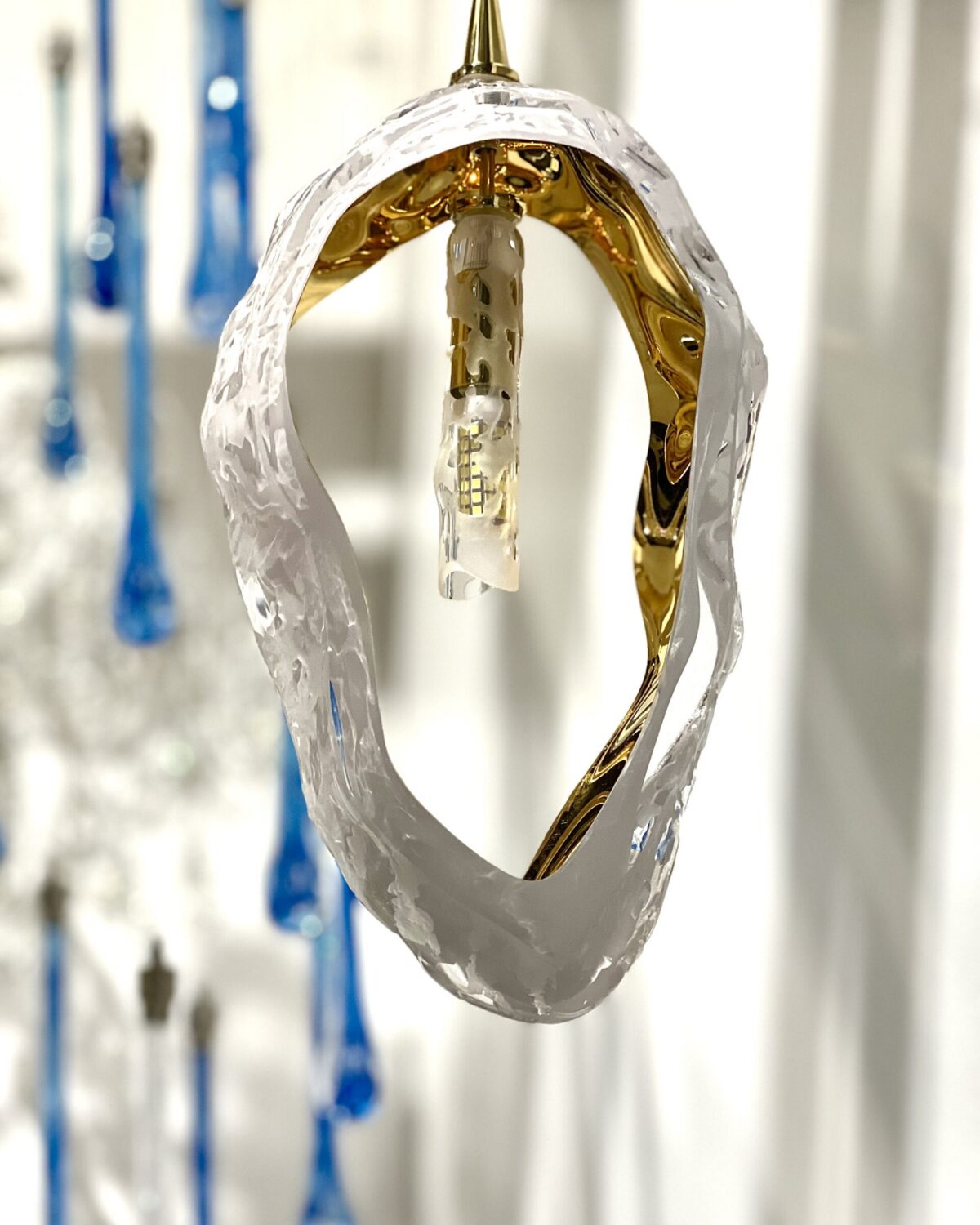 Single Pendant Chandelier Seashell 1