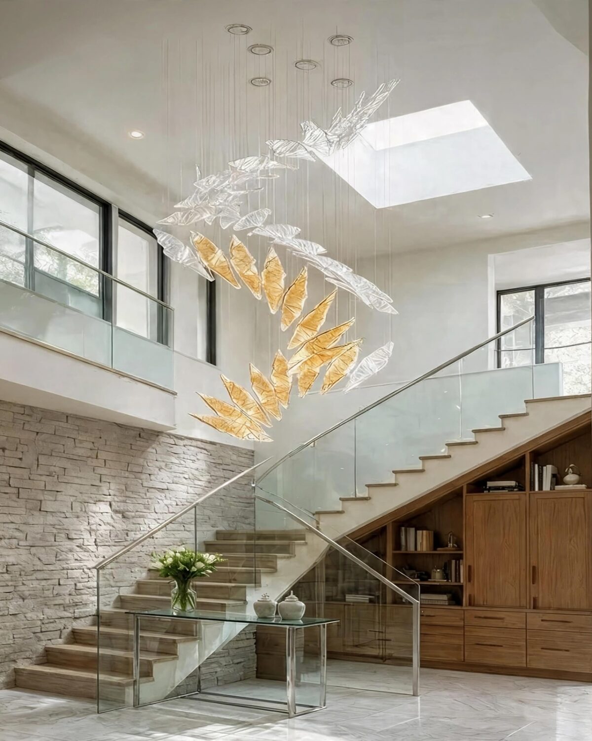 Iceberg 2 Spiral Chandelier
