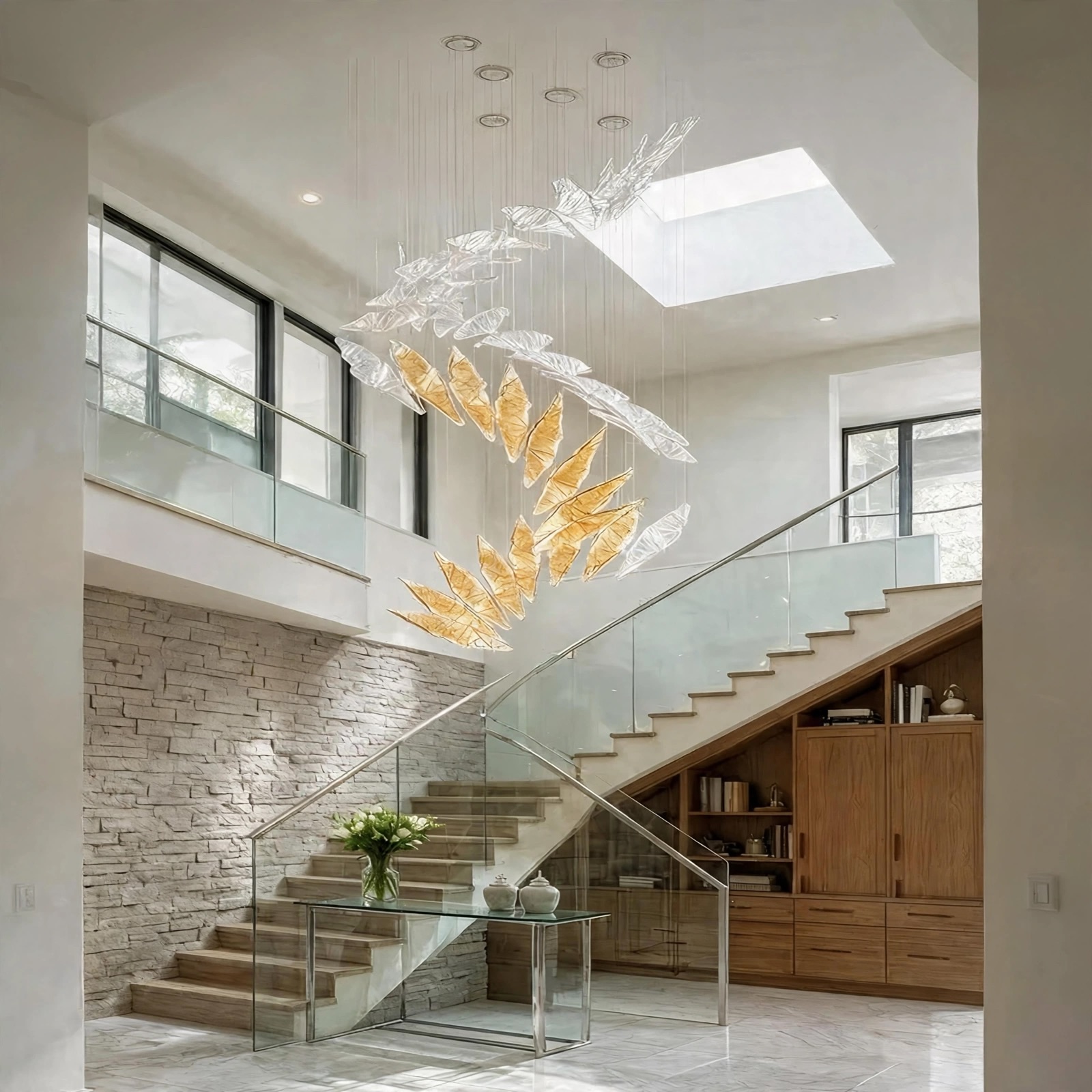 Iceberg 2 Spiral Chandelier, catalog view