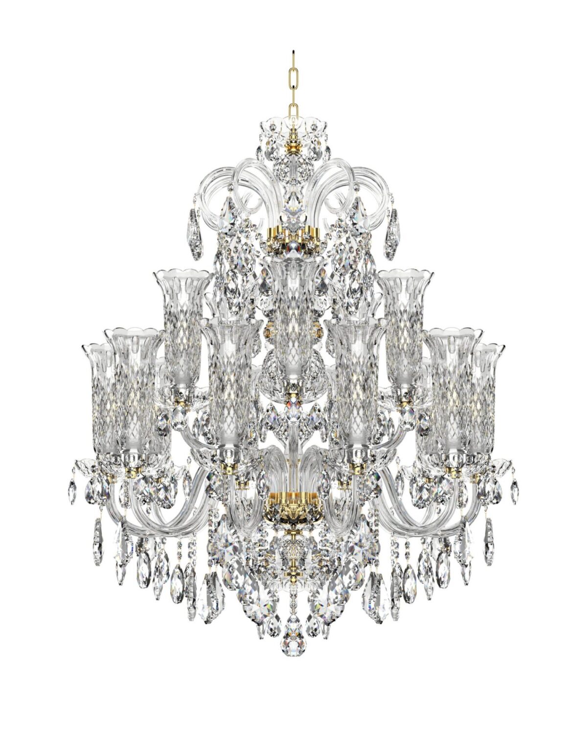 Bohemian Crystal Chandelier Queen of Lights L128/15/04/A2T