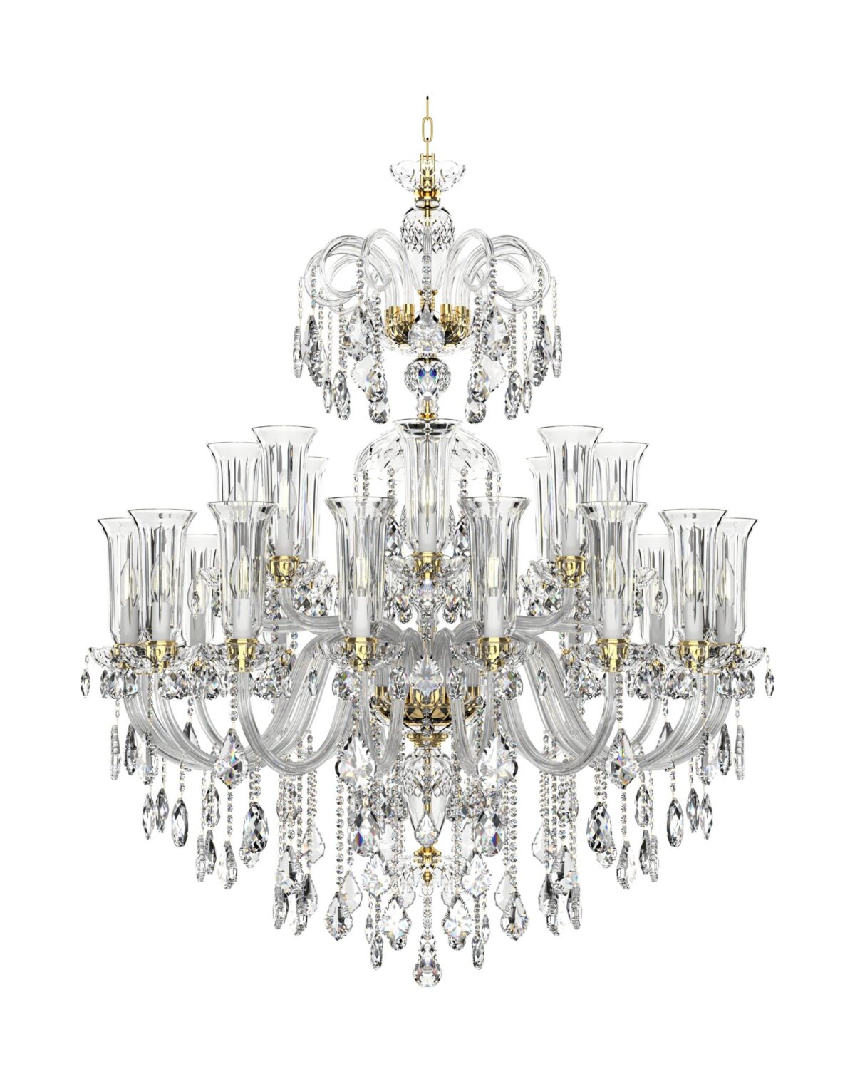 Large Classic Chandelier Queen of Lights L128/24/04/A1T