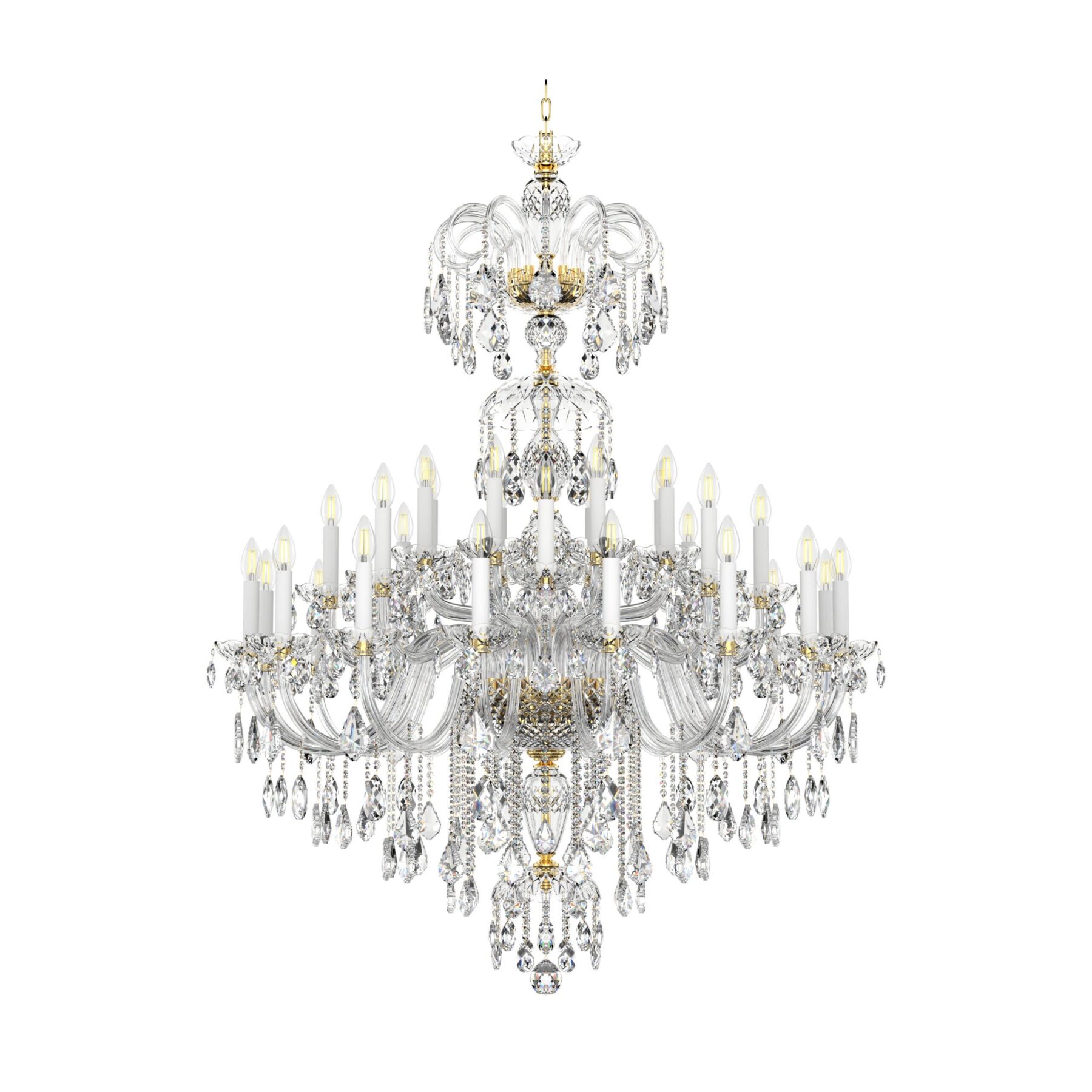 Large Classic Chandelier Queen of Lights L128/32/04, catalog view