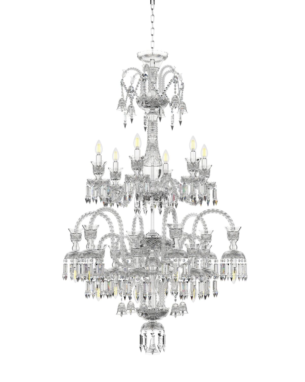 Bohemian Crystal Chandelier 676/12+6/03/AD7
