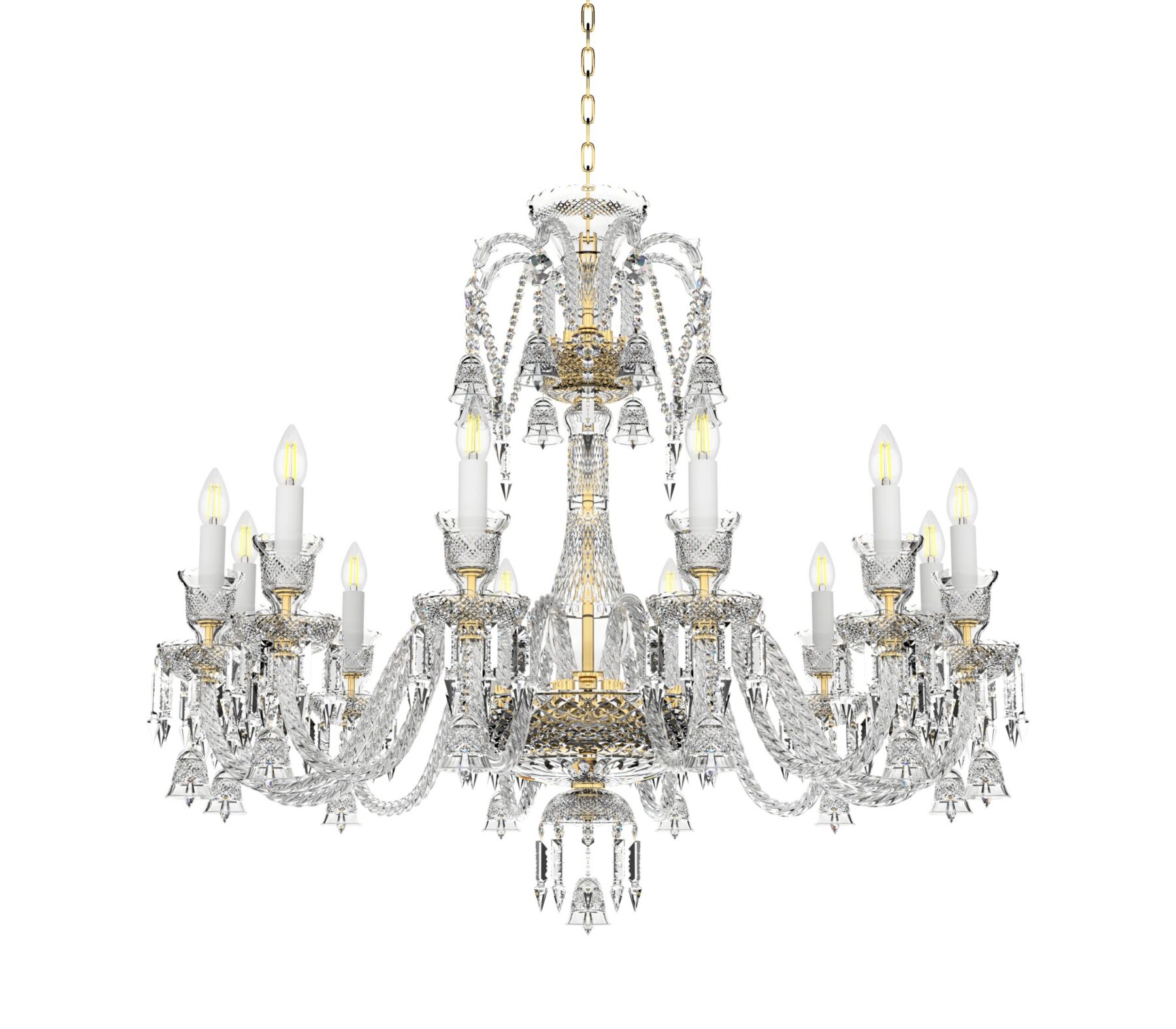 Bohemian Crystal Chandelier 676/12/03/AD3, catalog view
