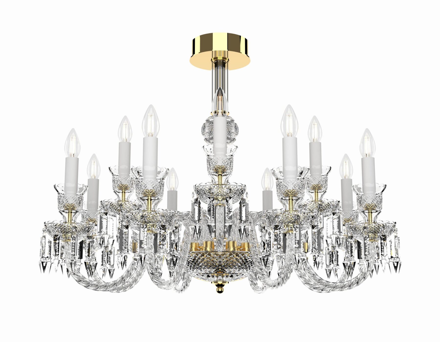 Bohemian Crystal Chandelier 676/12/03/AD6, catalog view