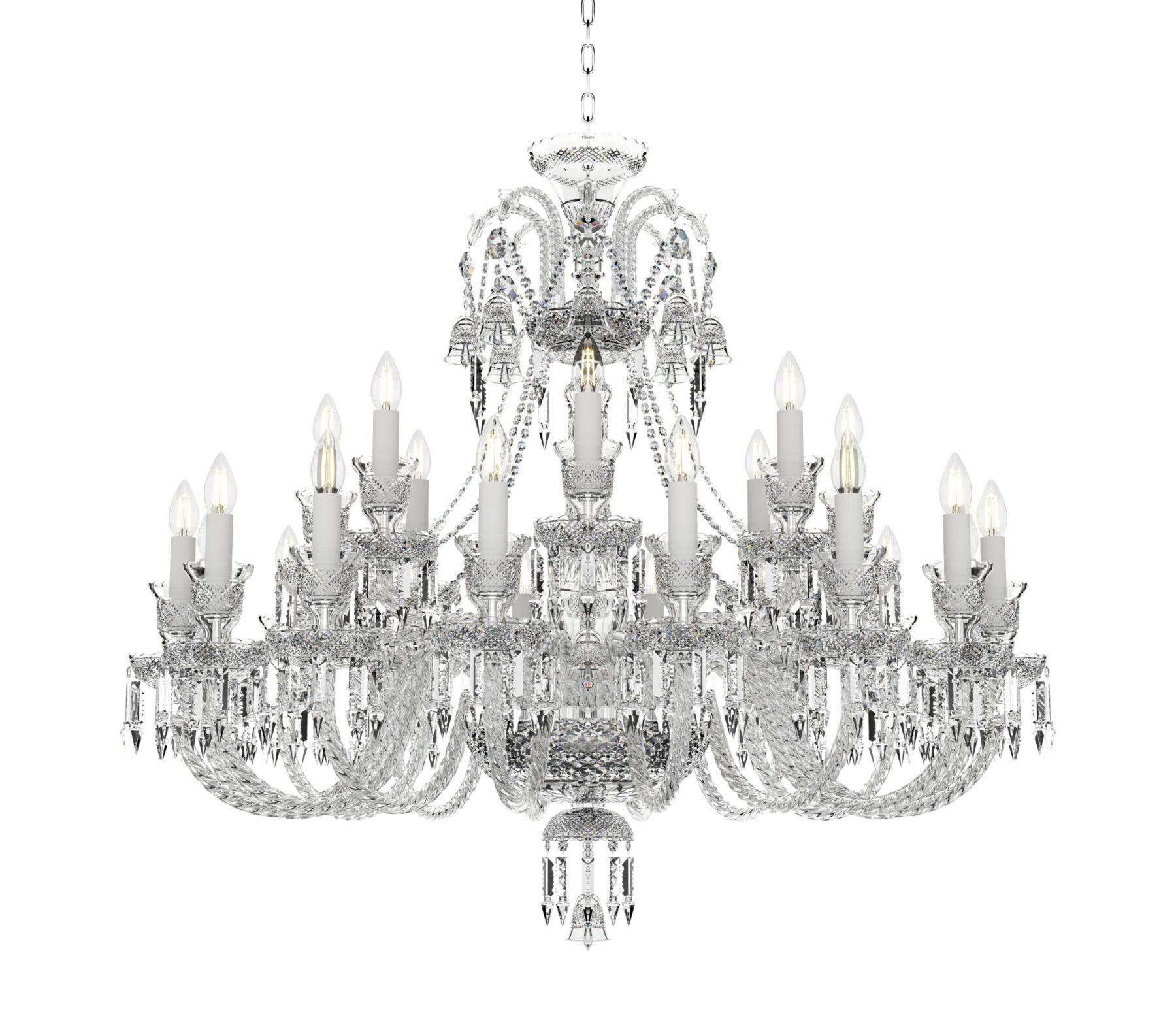 Large Bohemian chandelier 676/16+8/03/AD4, catalog view
