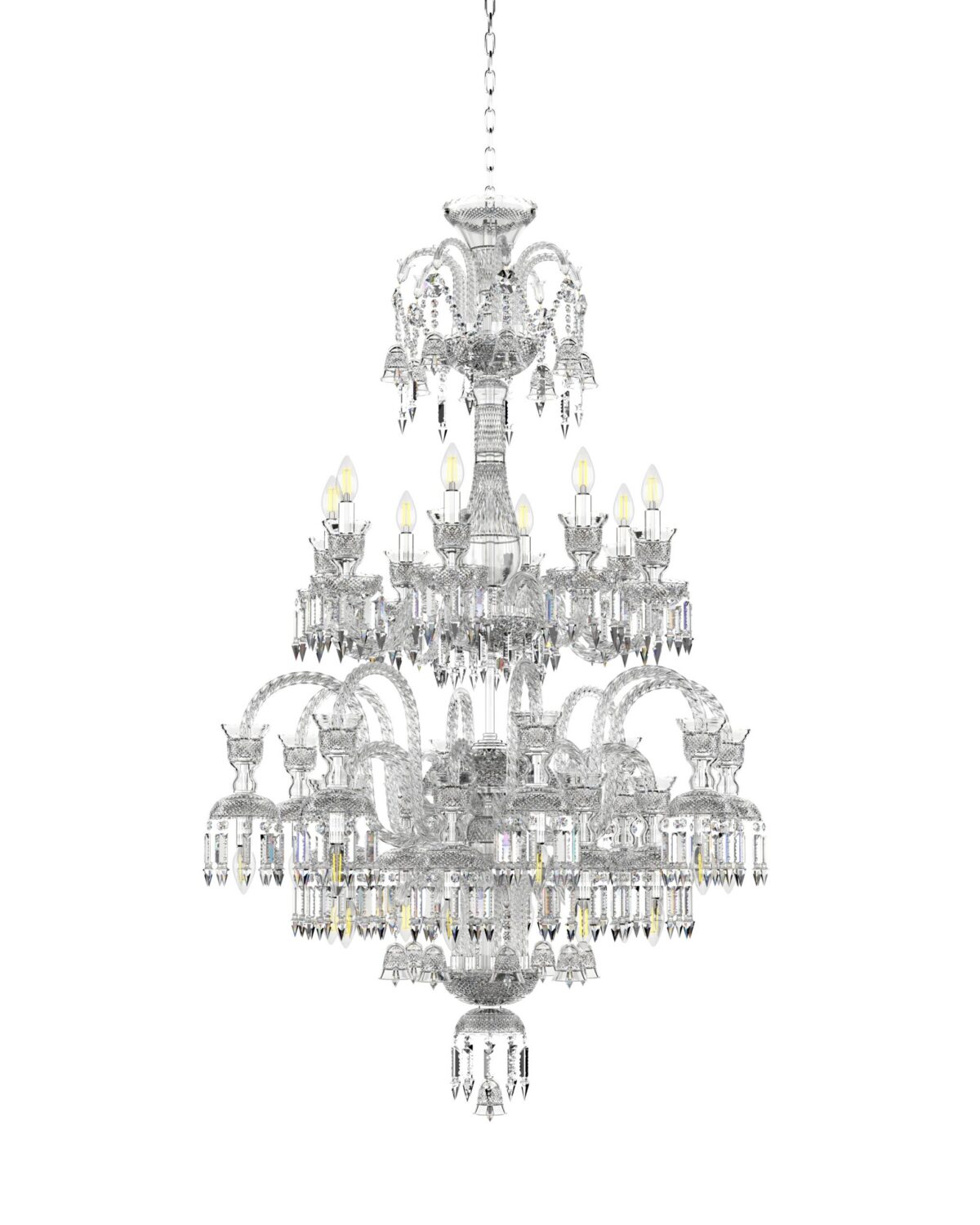 Large Bohemian chandelier L 676/16+8/03/AD7/2
