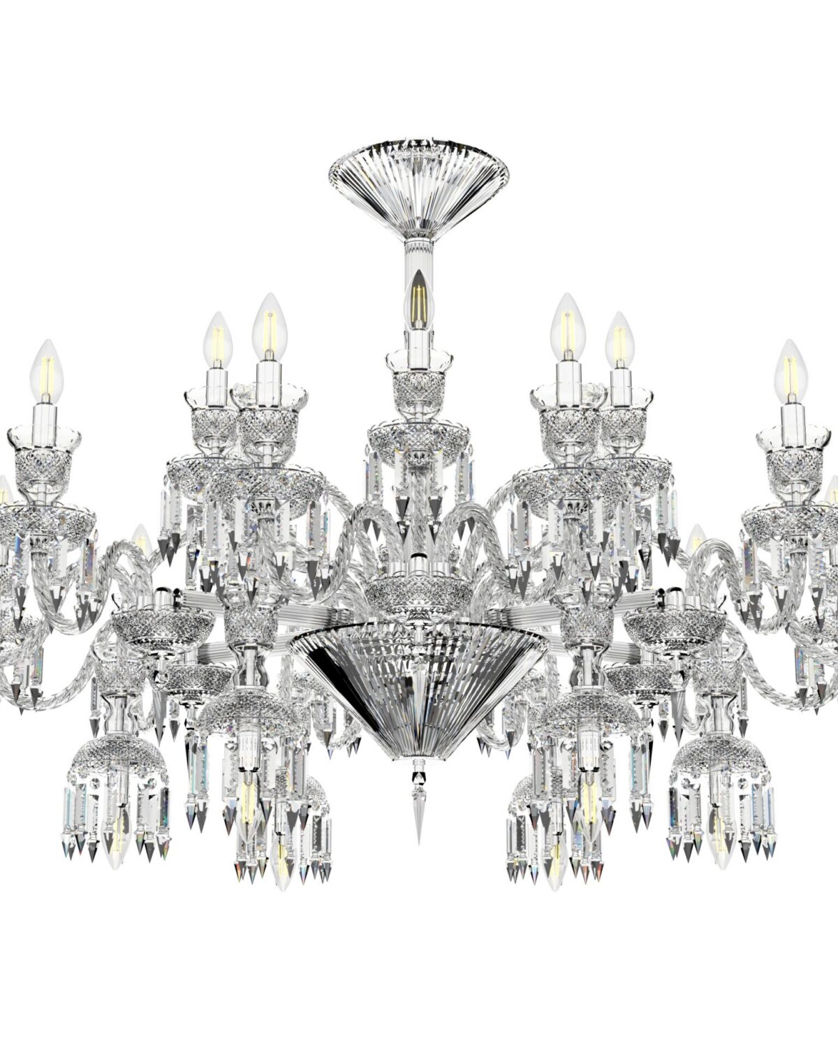 Large Bohemian chandelier L 676/24/03/AD