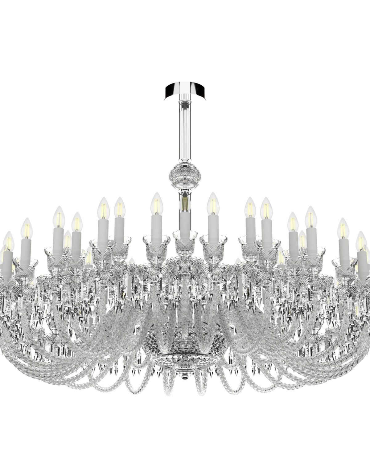 Large Bohemian chandelier 676/36/03/AD6
