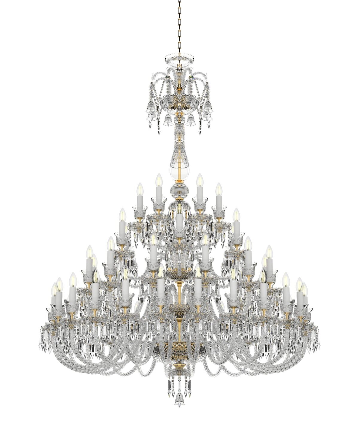 Large Bohemian chandelier 676/48/03/AD1