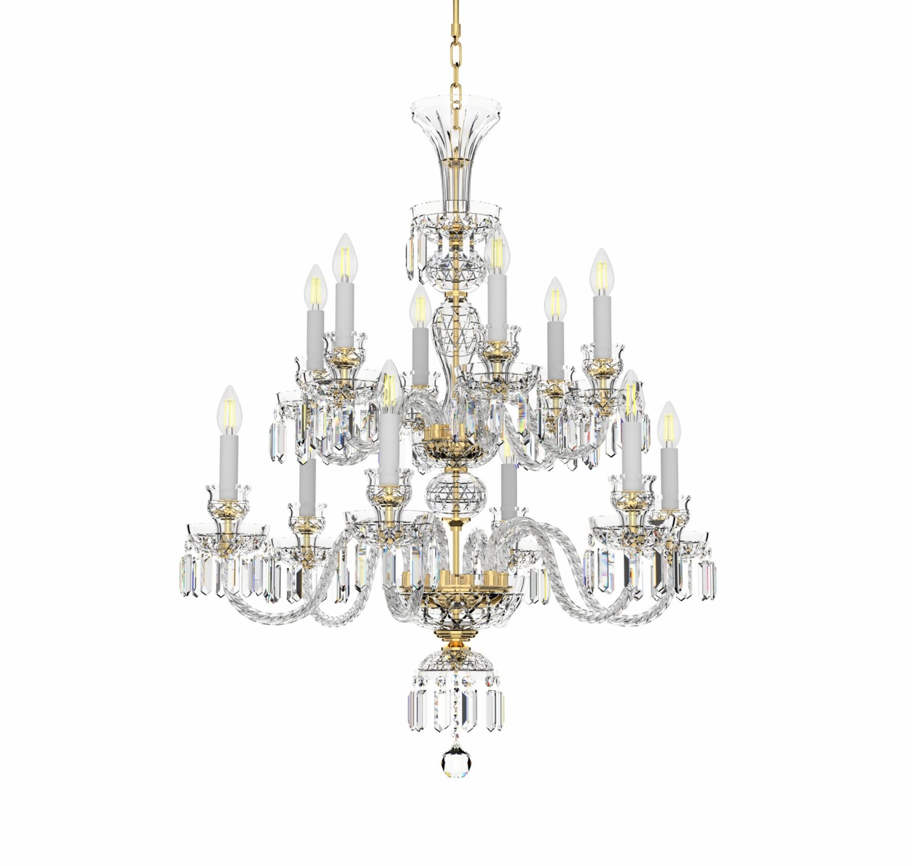 Classic Bohemian Chandelier 678/6+6/03, catalog view