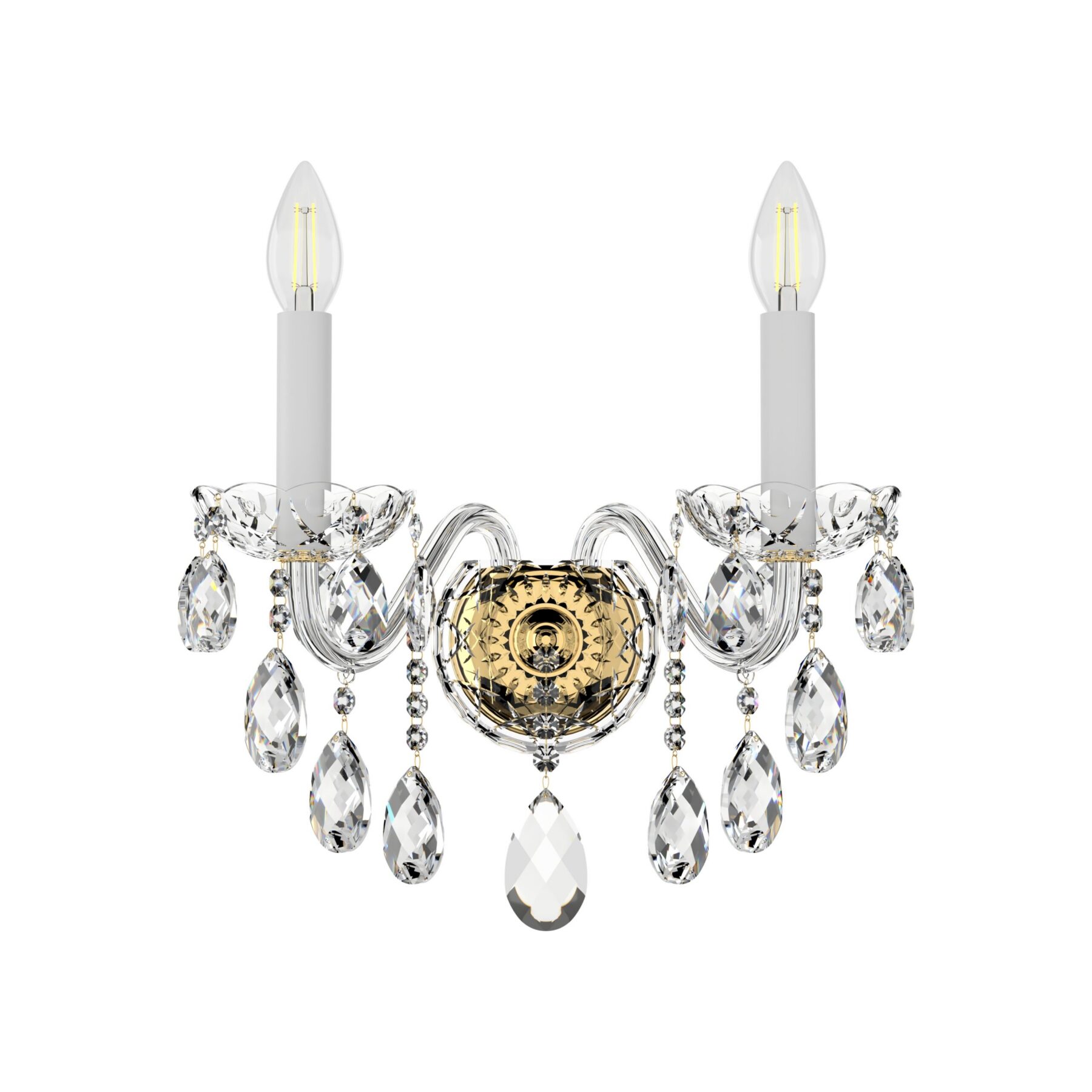 Bohemian Crystal Wall Sconces Dancing Light N101/2/01/EL, catalog view