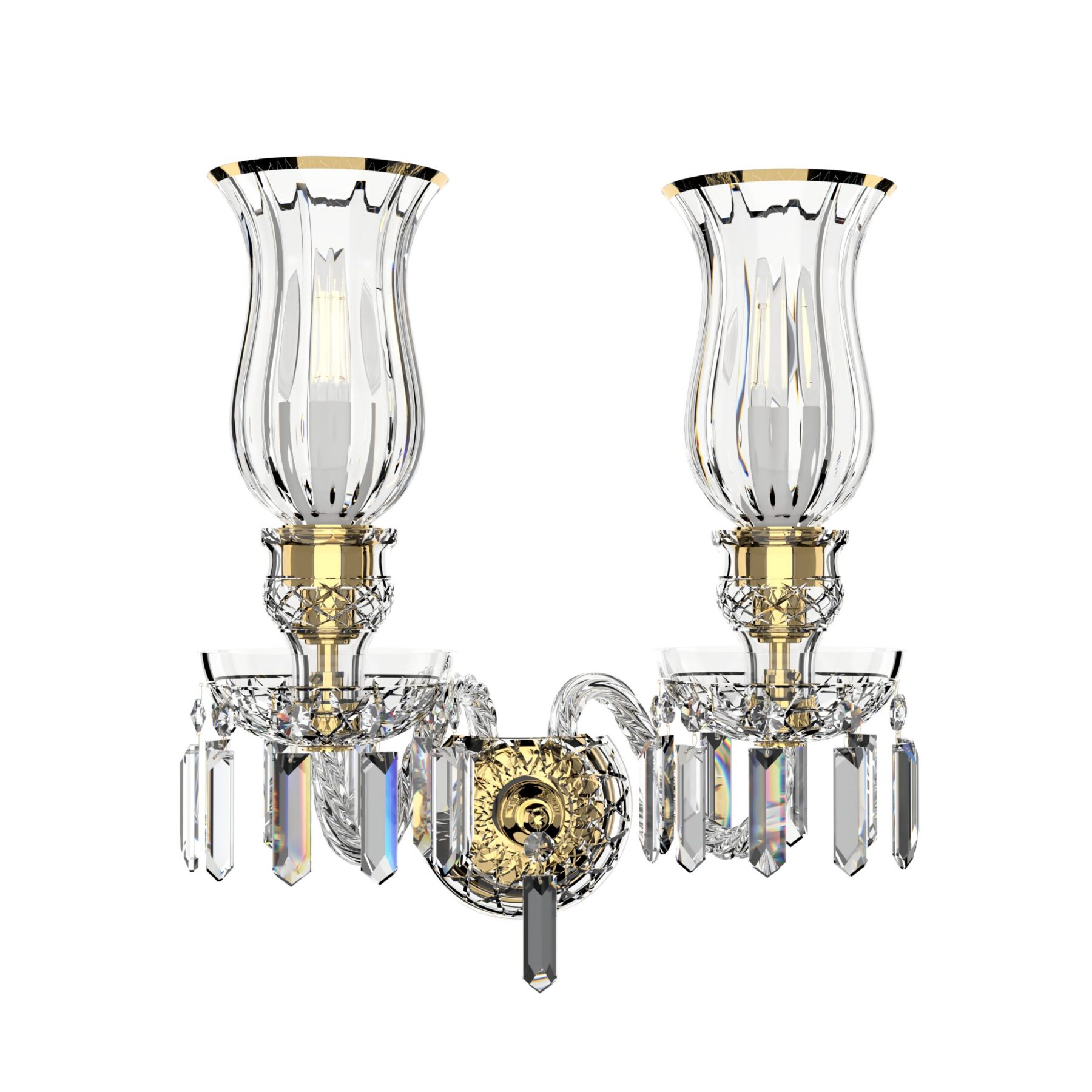 Bohemian Classic Wall Sconces with Tulips 678/2/03T, catalog view