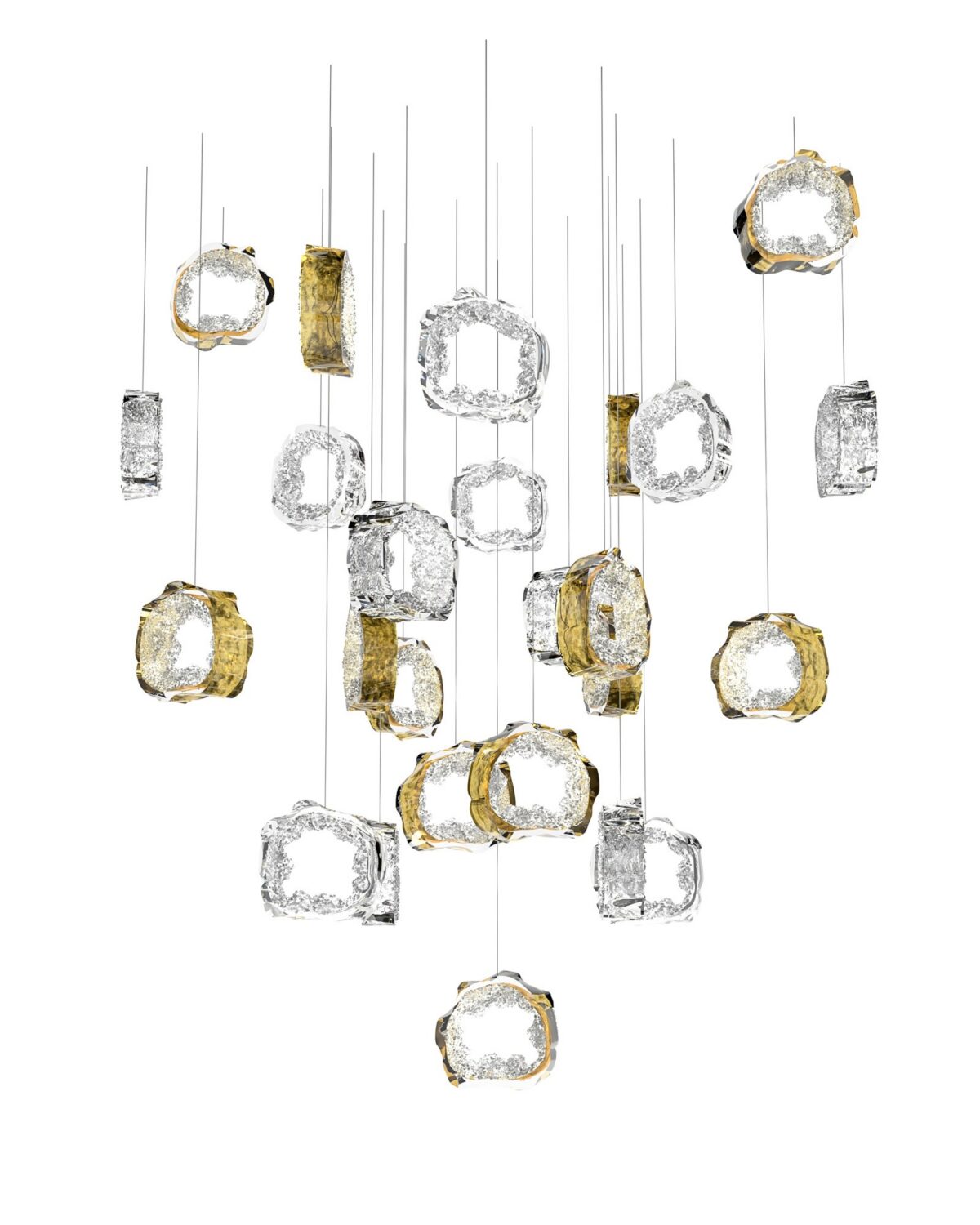 Large Cascade Light Glittering eye 3
