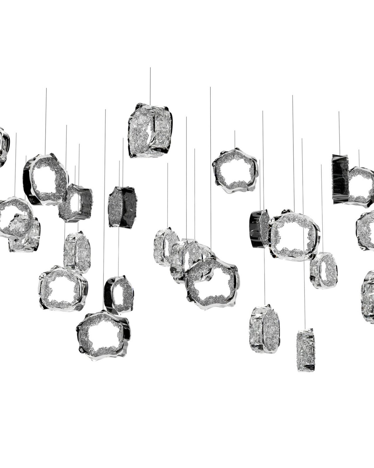 Chandelier for large space Glittering Eye 4