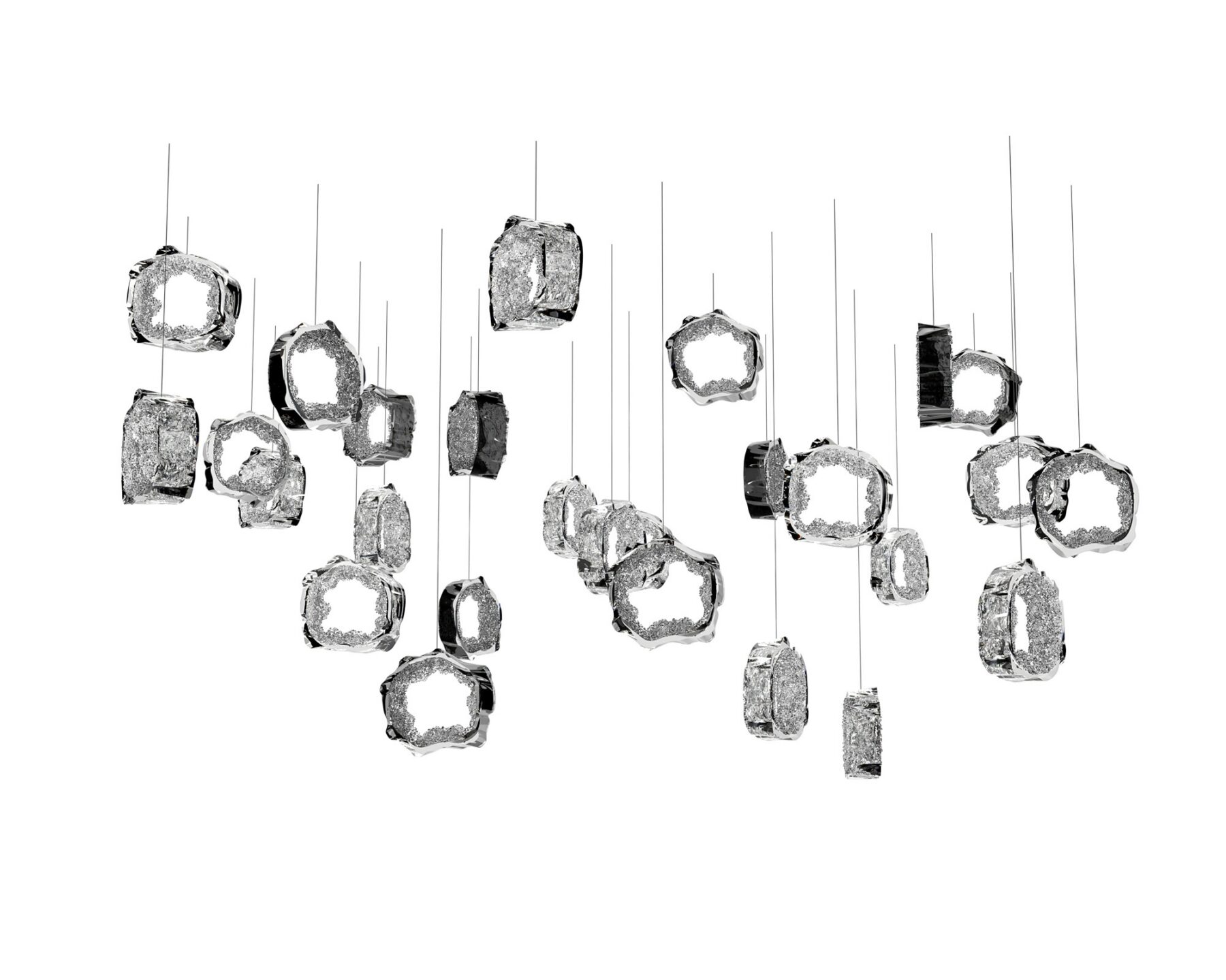 Chandelier for large space Glittering Eye 4, catalog view