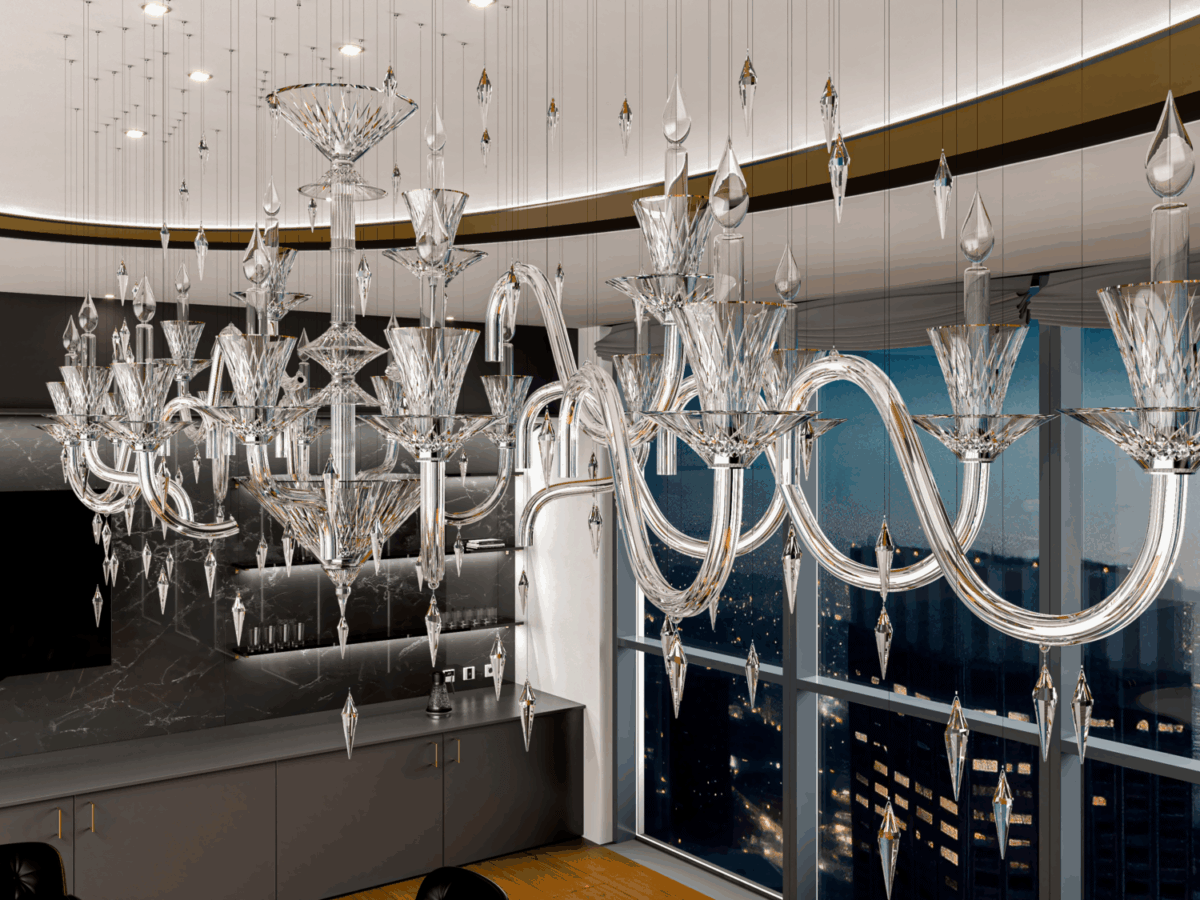 ILLUSION Crystal OVAL Chandelier