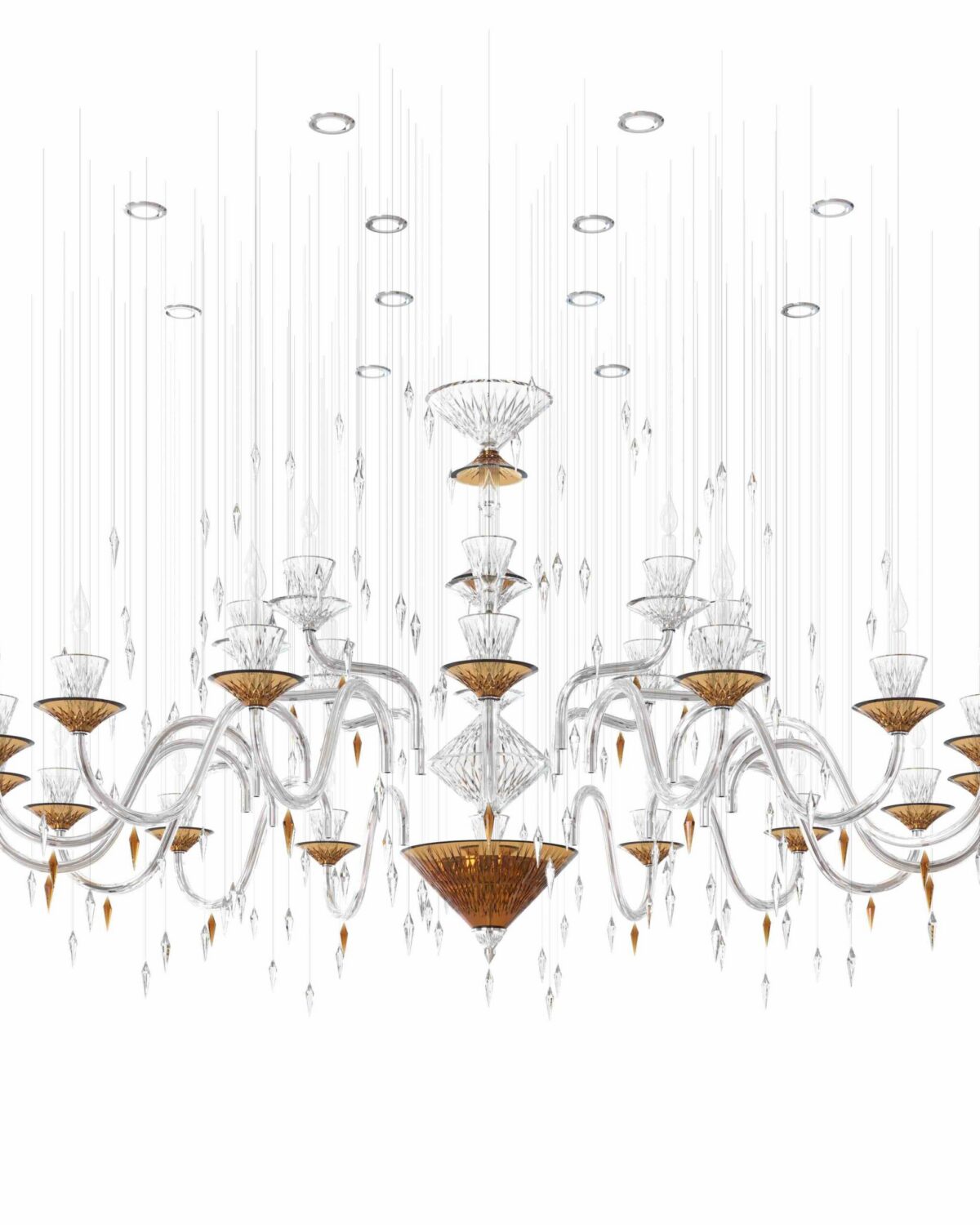 Illusion Grand DARK COPPER Chandelier
