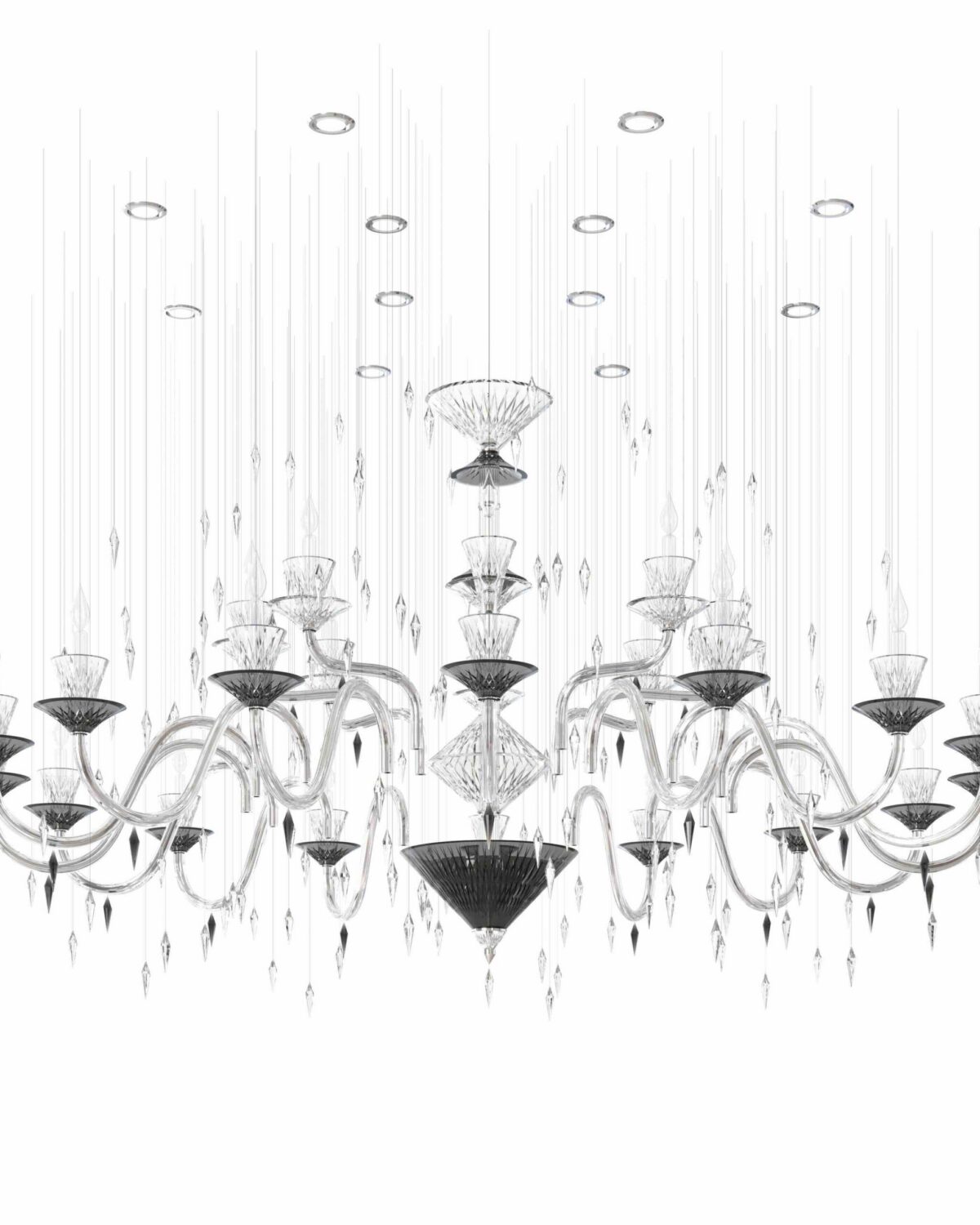 ILLUSION Grand SMOKE Chandelier