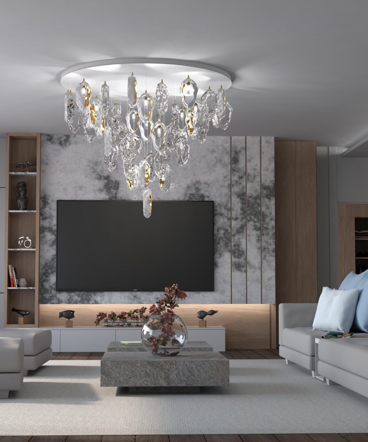 Cascade Ceiling Lighting Seashell 15