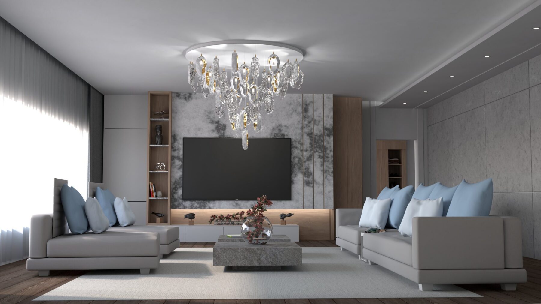 Cascade Ceiling Lighting Seashell 15, catalog view
