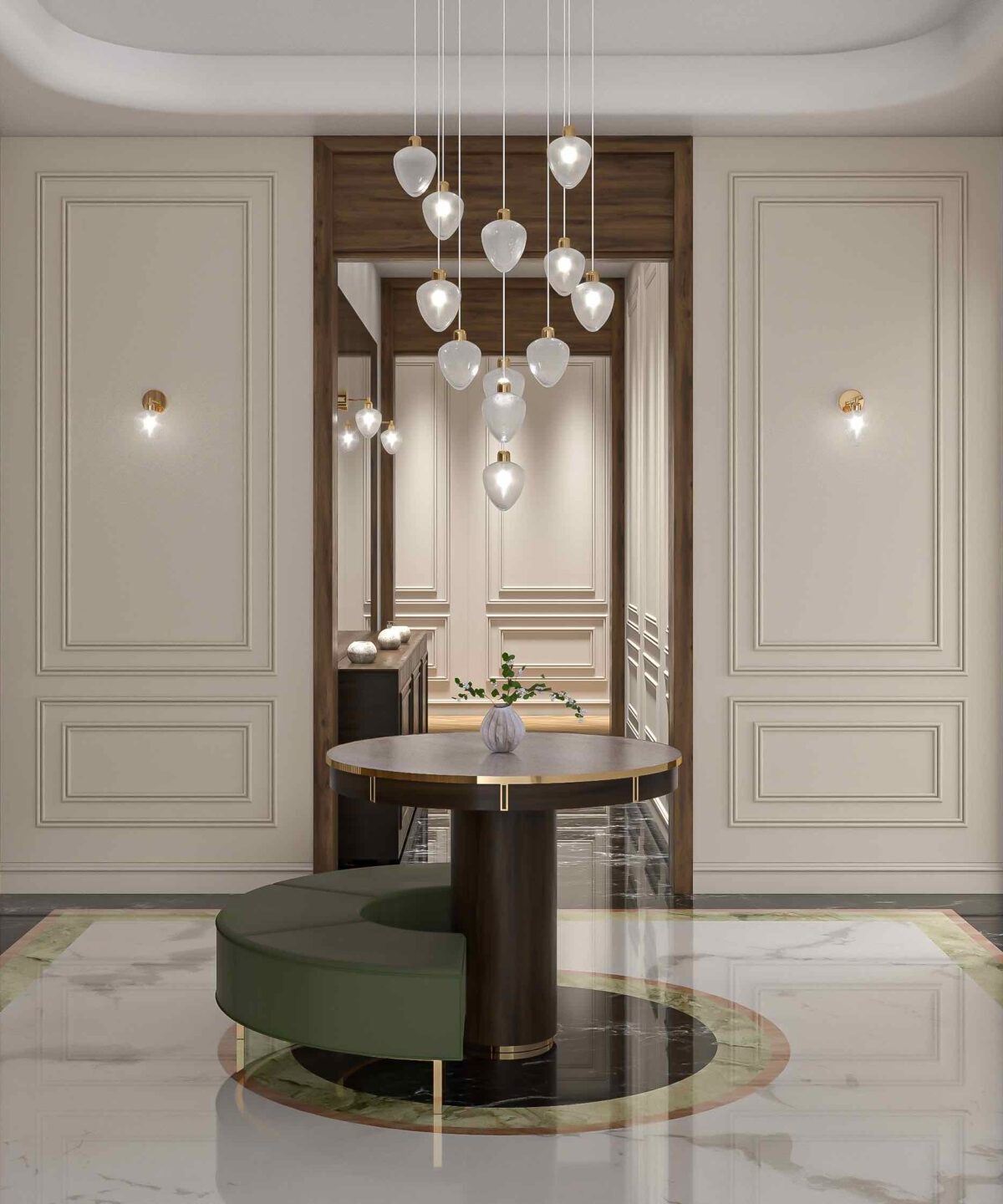 Amulet 7 Long Cascade Lighting Fixture