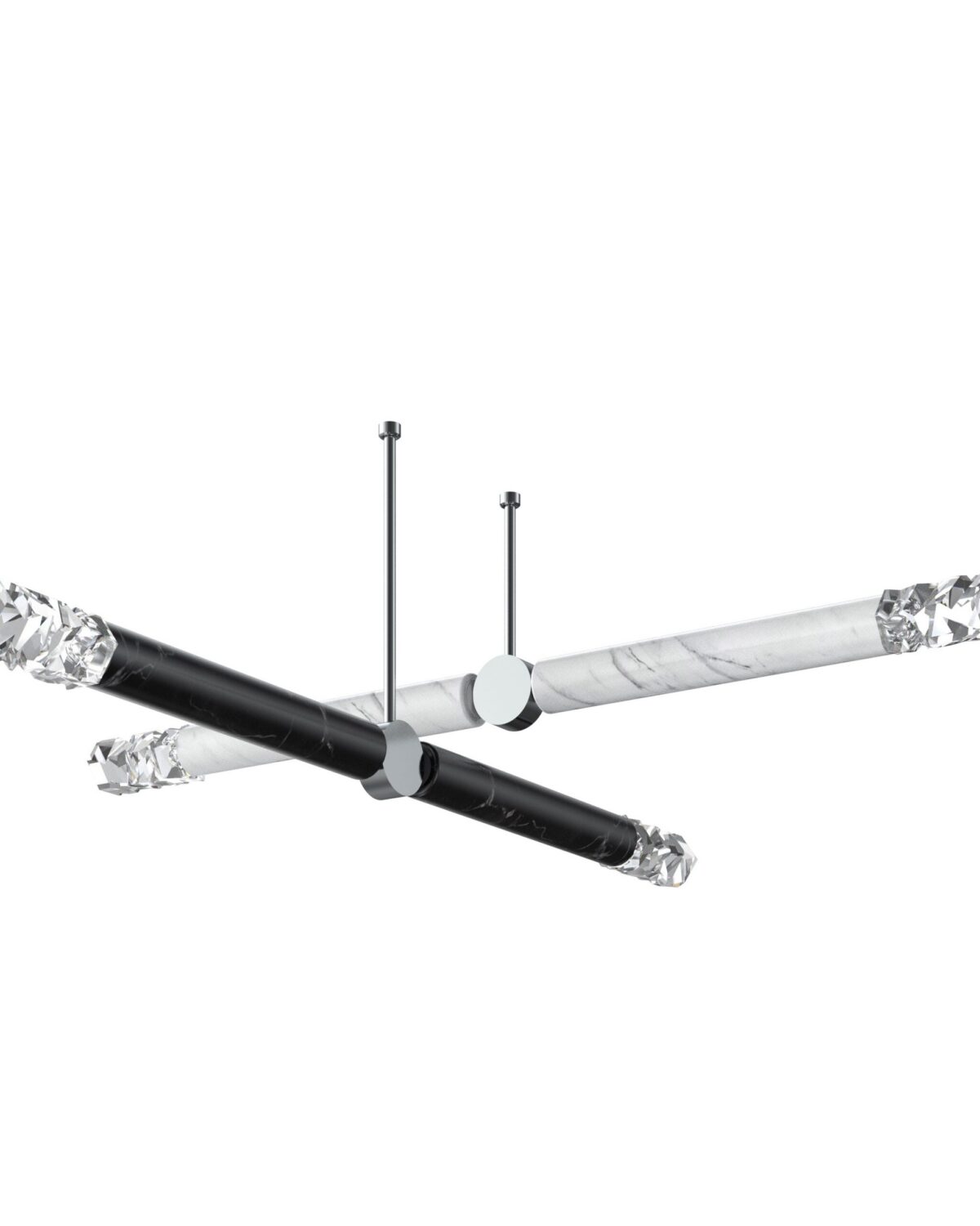 Elementis 10/2W+2B Marble Linear Ceiling Pendant