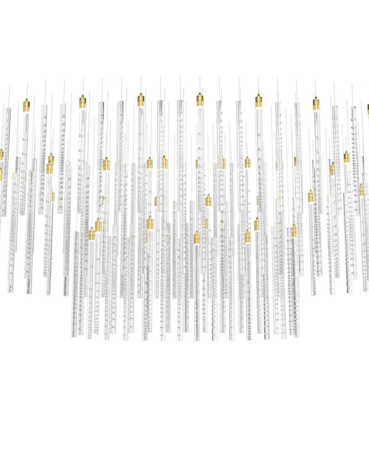 Chandelier with Three Rounded Tiers Melody 7