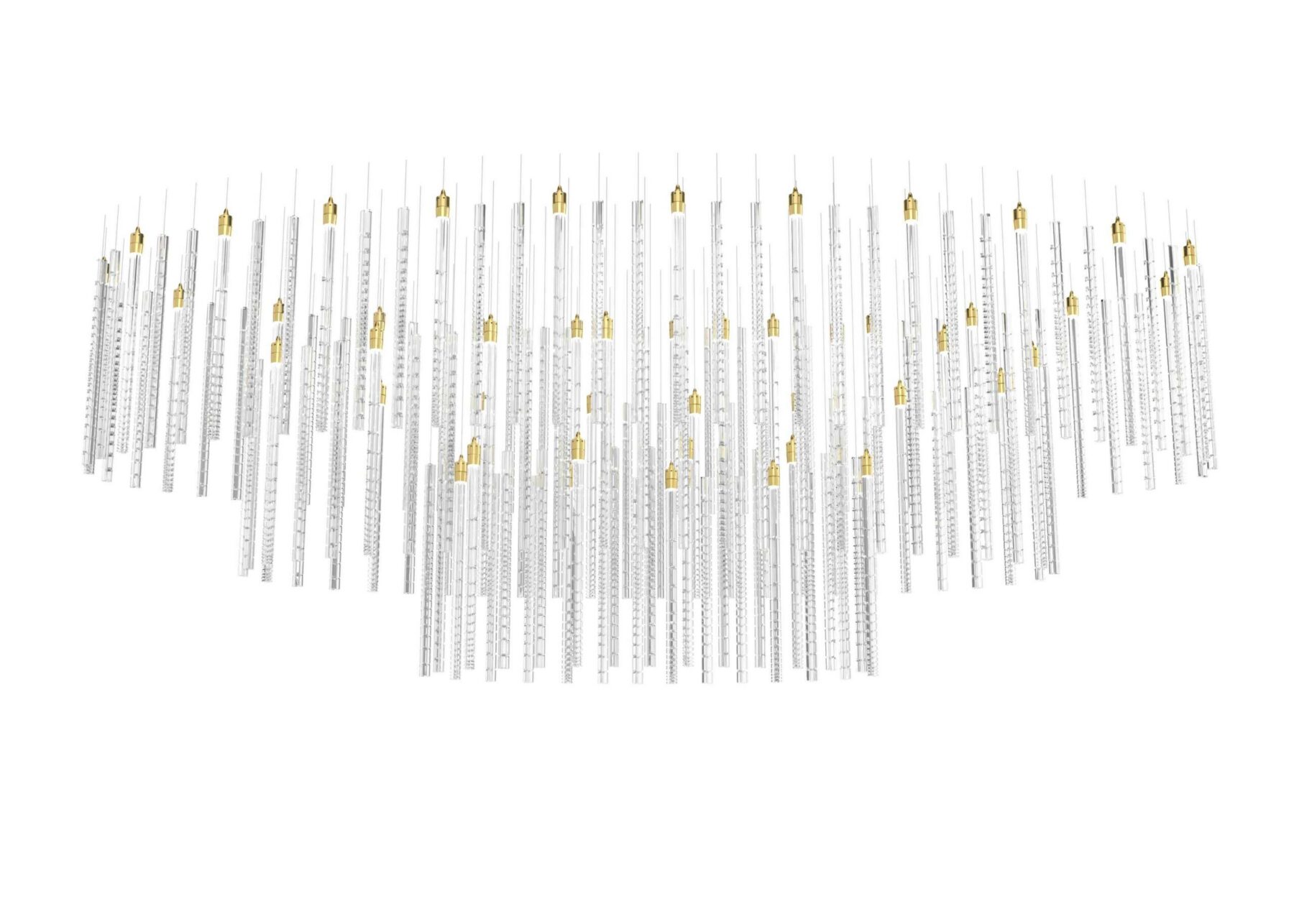Chandelier with Three Rounded Tiers Melody 7, catalog view