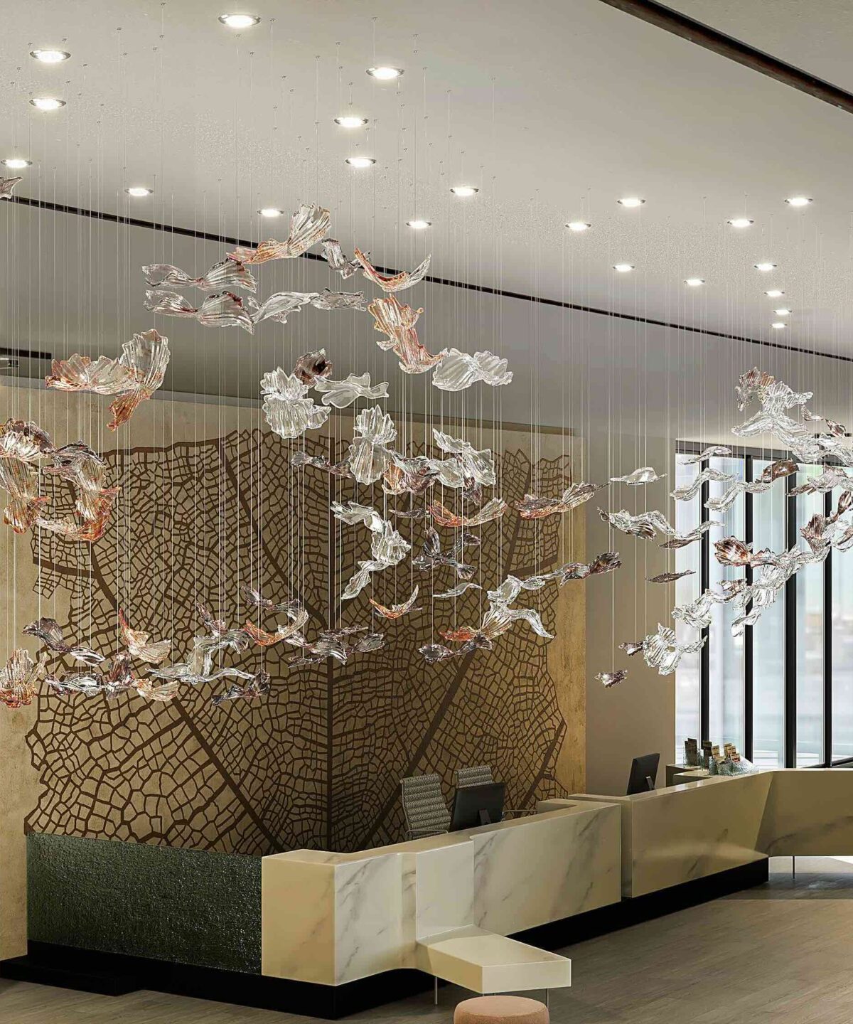 Petalume 5 Bespoke Extra Large Lighting Fixtures