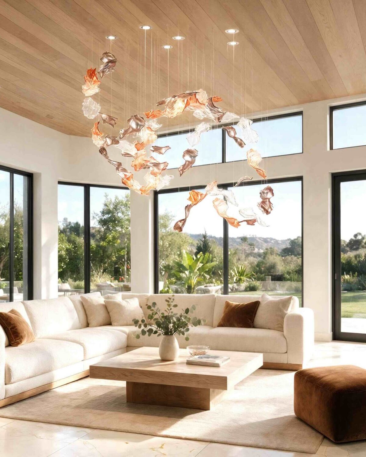 Petalume Large Bespoke Pendant Lighting