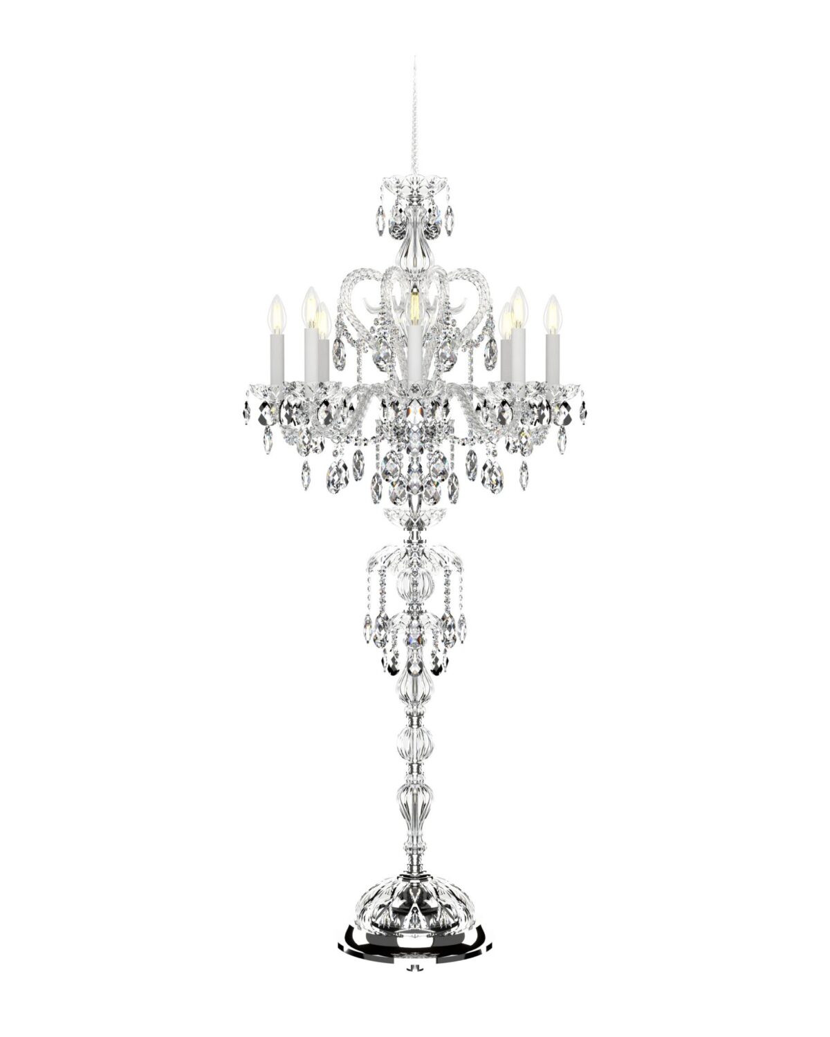 Bohemian Crystal Floor Lamp S138/8/01