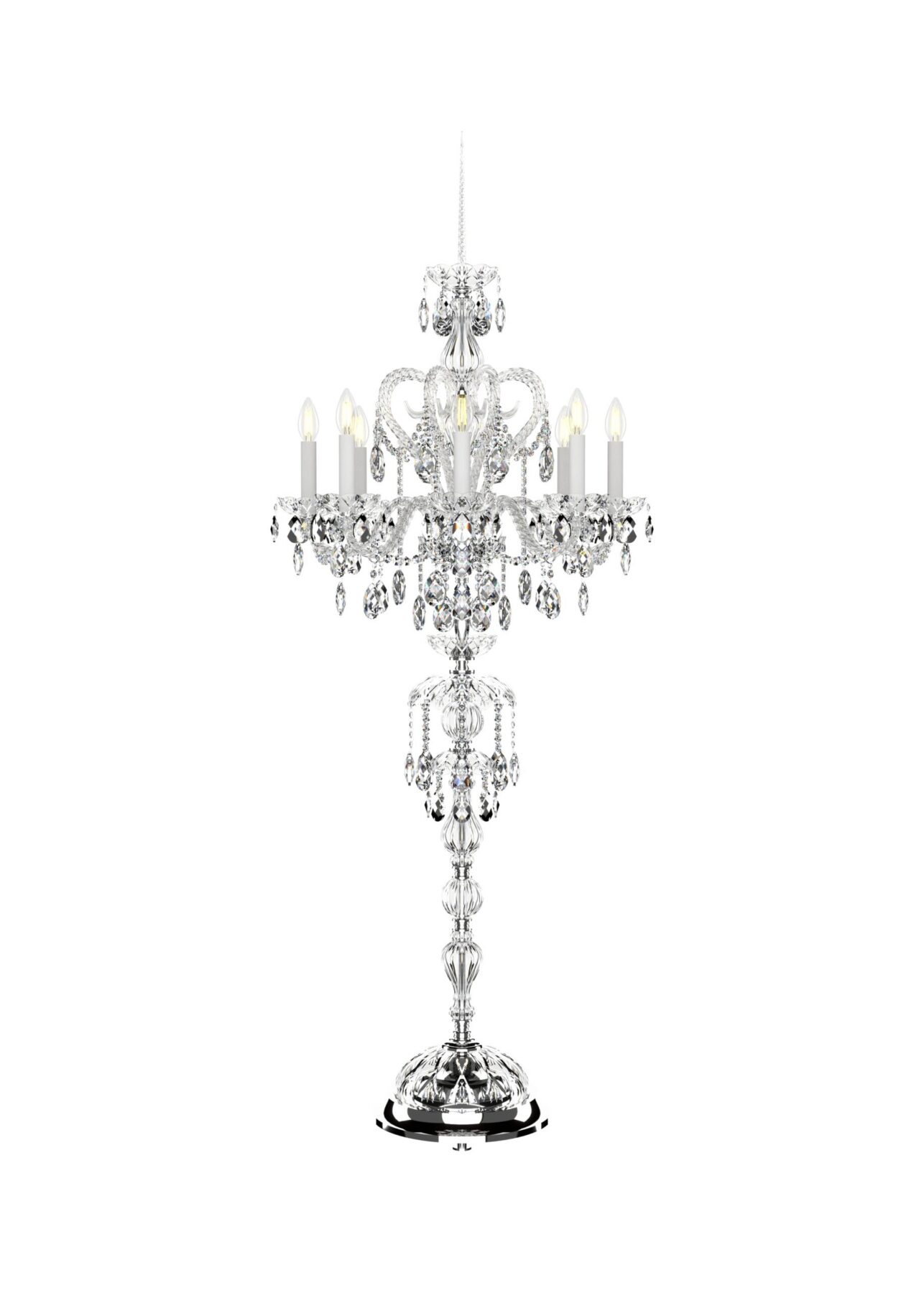 Bohemian Crystal Floor Lamp S138/8/01, catalog view