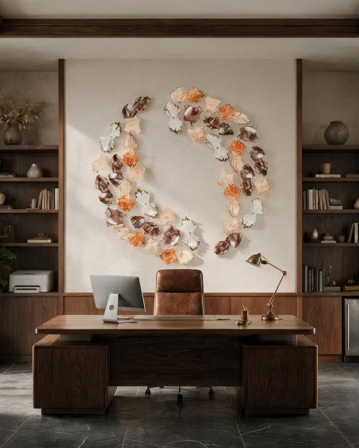 Petalume 7 Wall Installation Bohemian Crystal