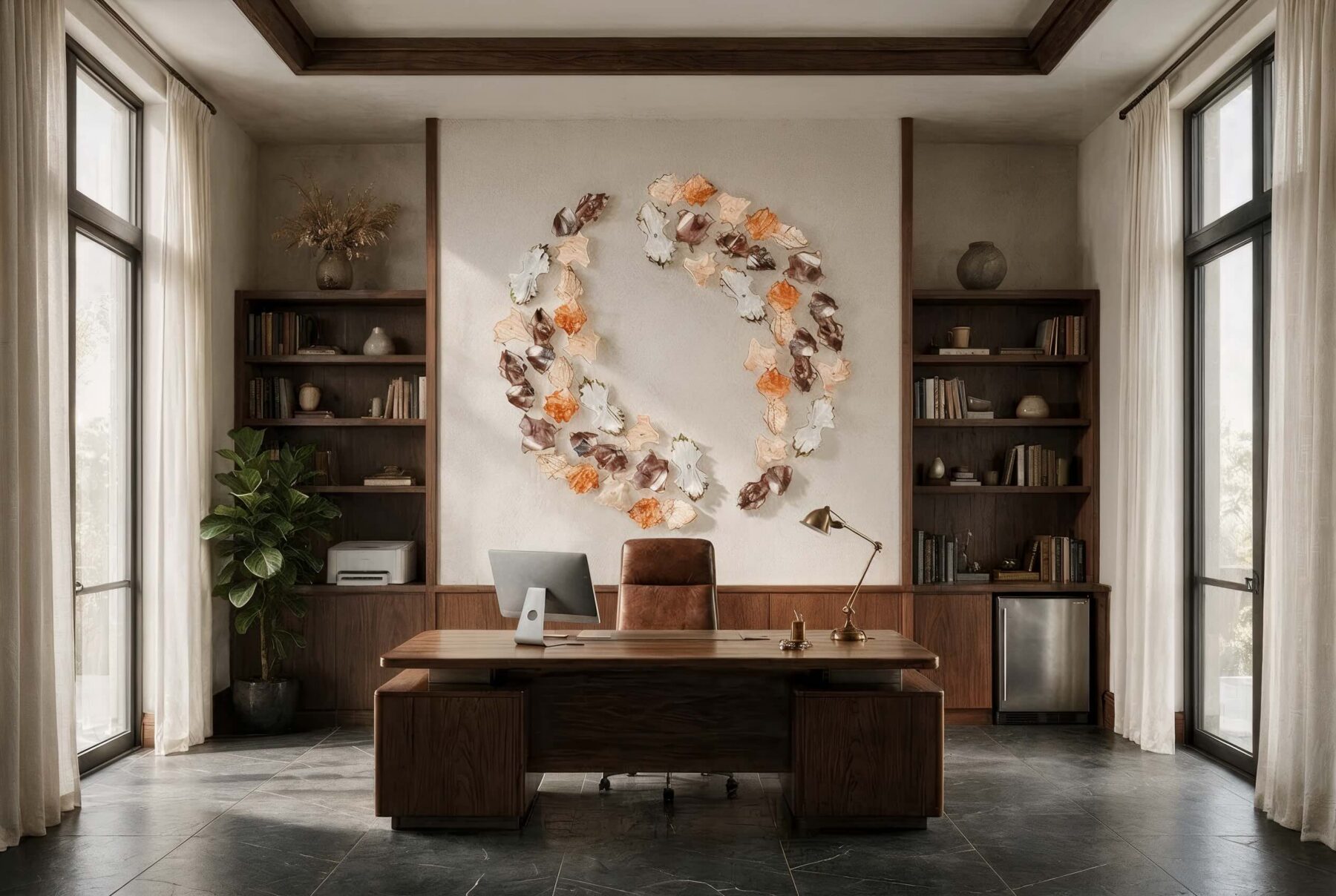 Petalume 7 Wall Installation Bohemian Crystal, catalog view