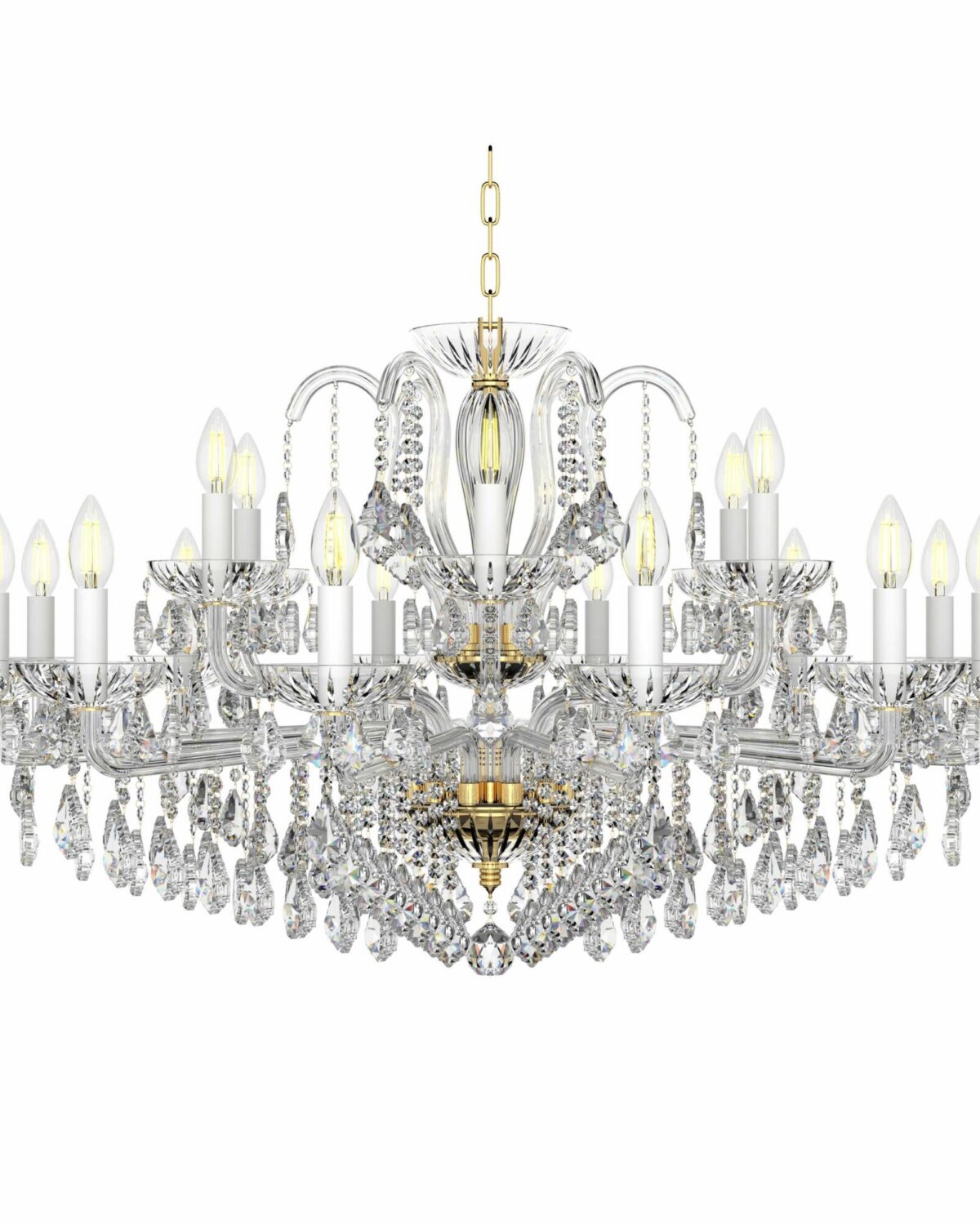 Crystal Bouquet Chandelier L226/12+6/04