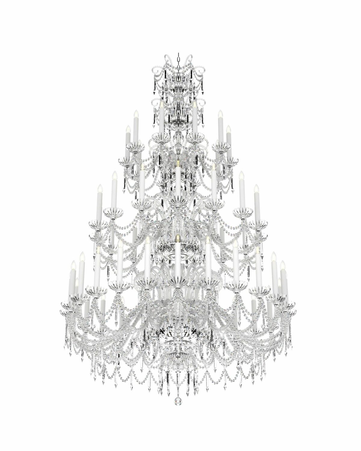 CELESTINE Bohemian Chandelier with gold or silver finishes 50 lights L618/50/03