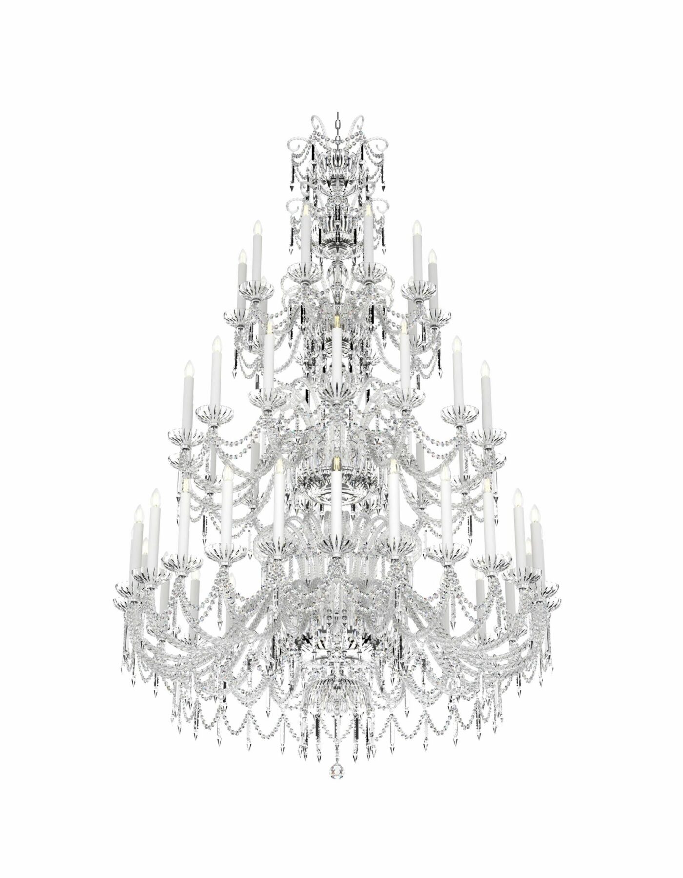CELESTINE Bohemian Chandelier with gold or silver finishes 50 lights L618/50/03, catalog view