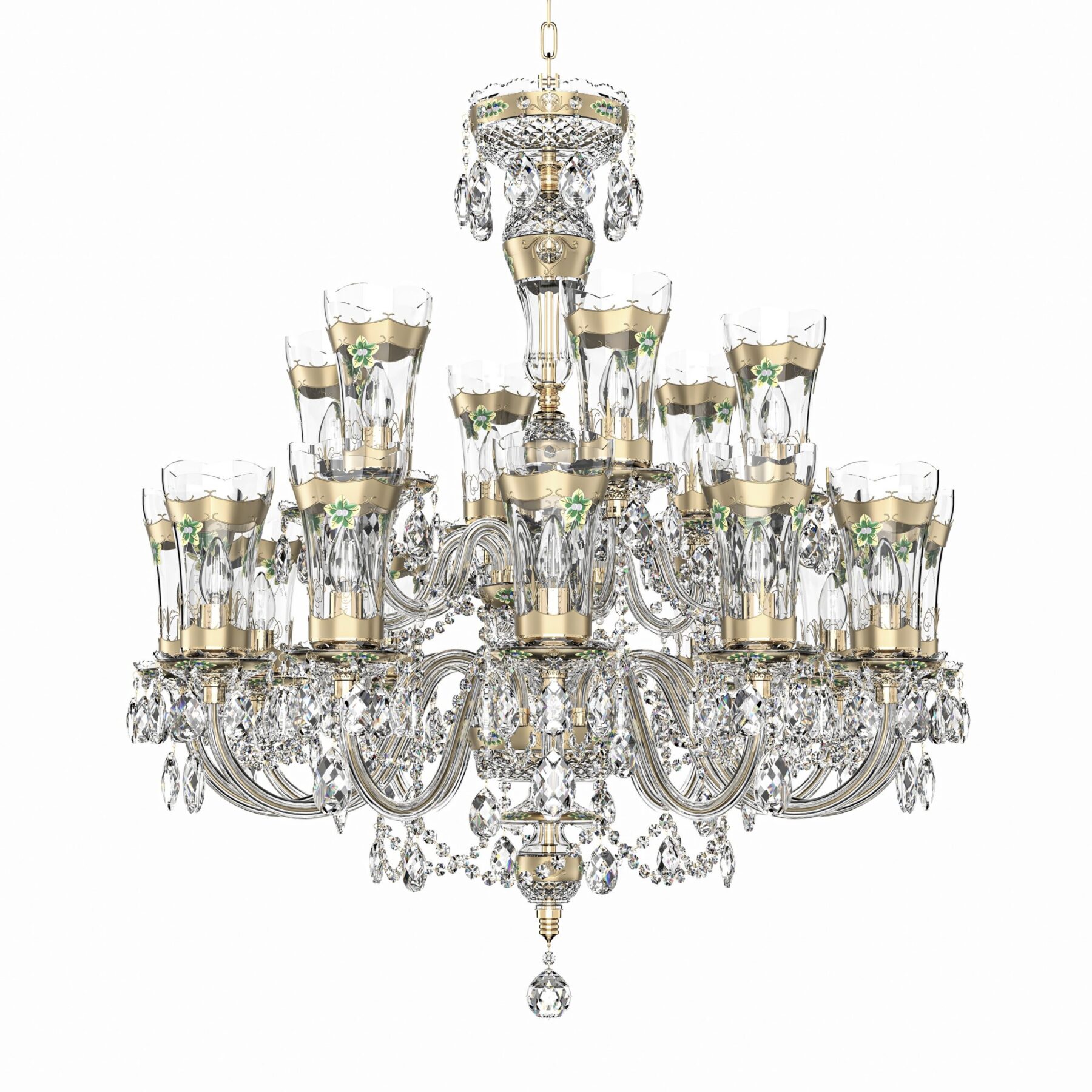 Gildoria Large Crystal Chandelier L651/18/01 T, catalog view