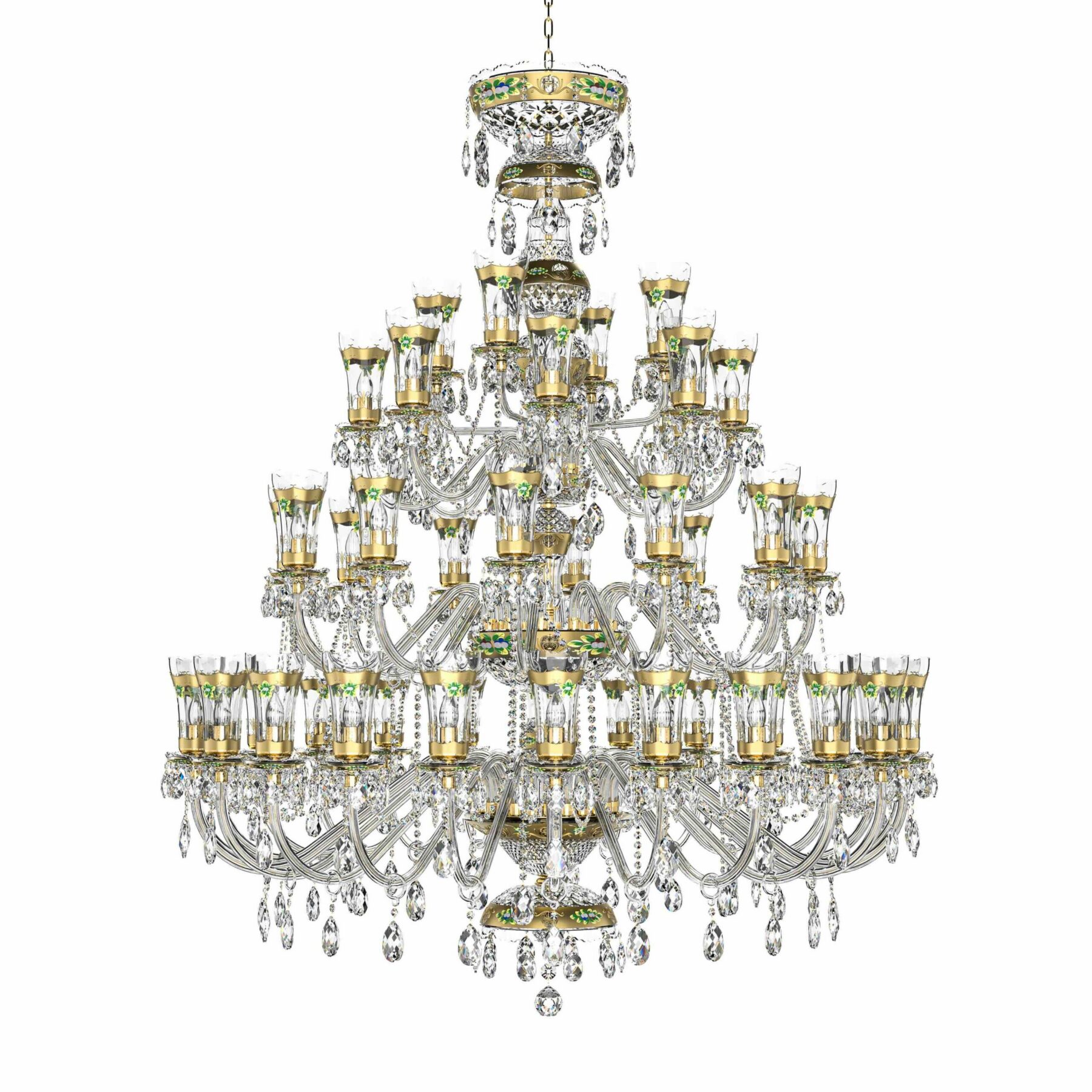 Gildoria Large Crystal Chandelier L651/48/01 T, catalog view