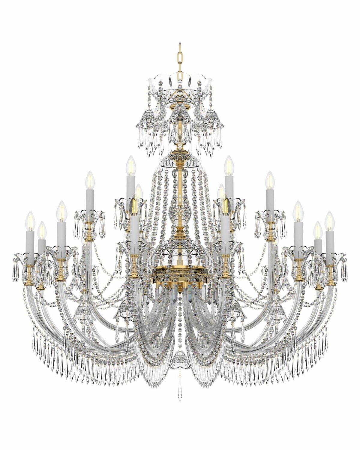 Crystal Chandelier L840/12+6/19