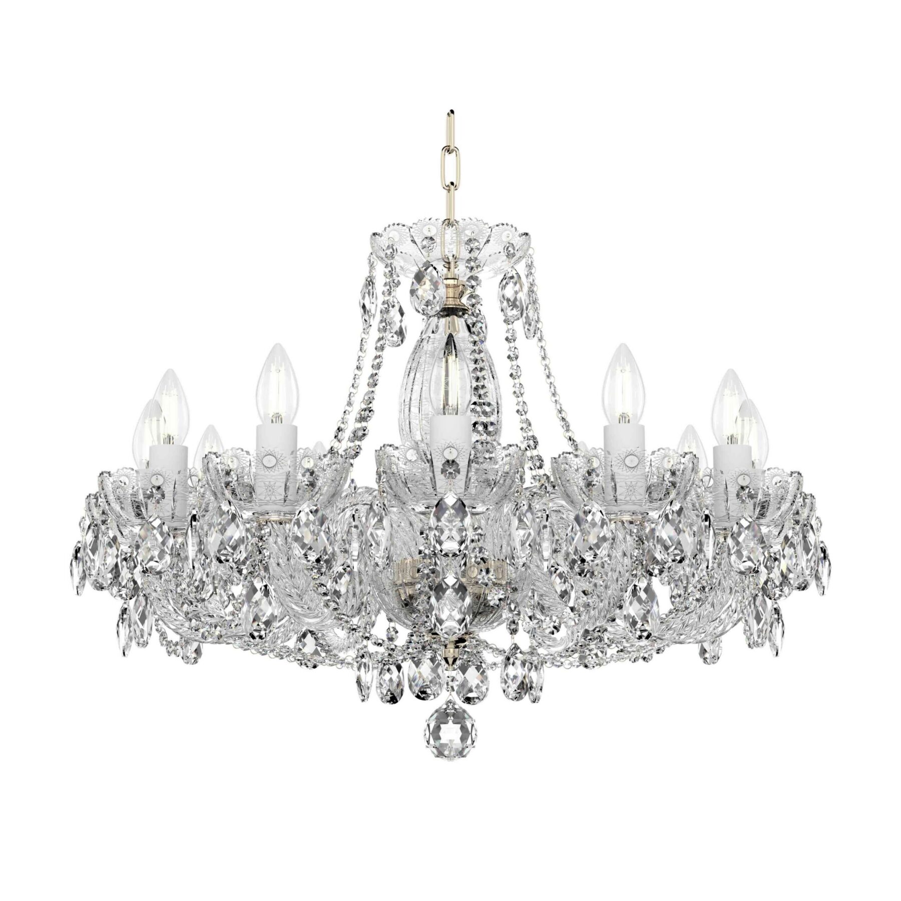 12-Light Crystal Chandelier L692/12/01, catalog view