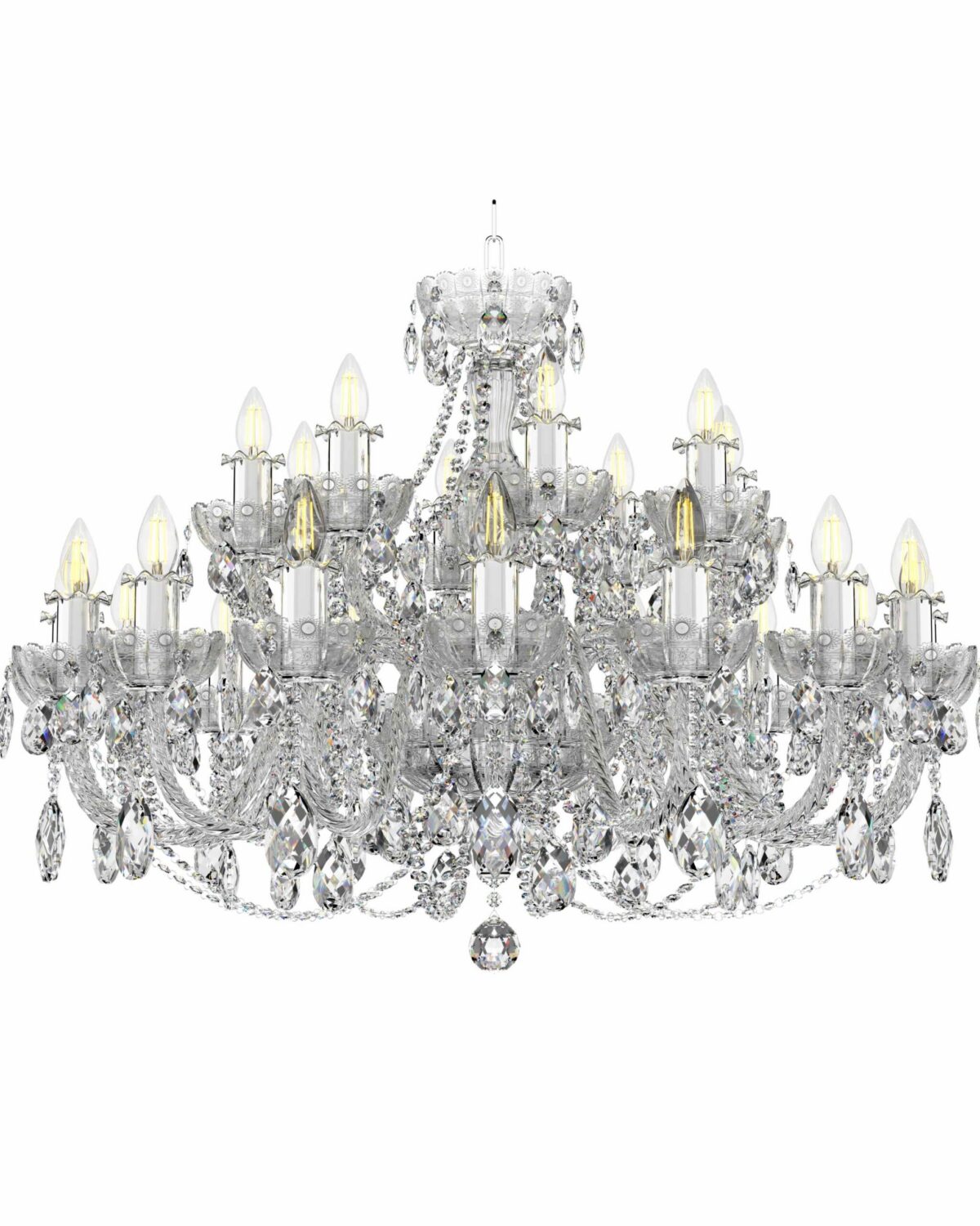 24-Light Crystal Chandelier L692/16+8/01