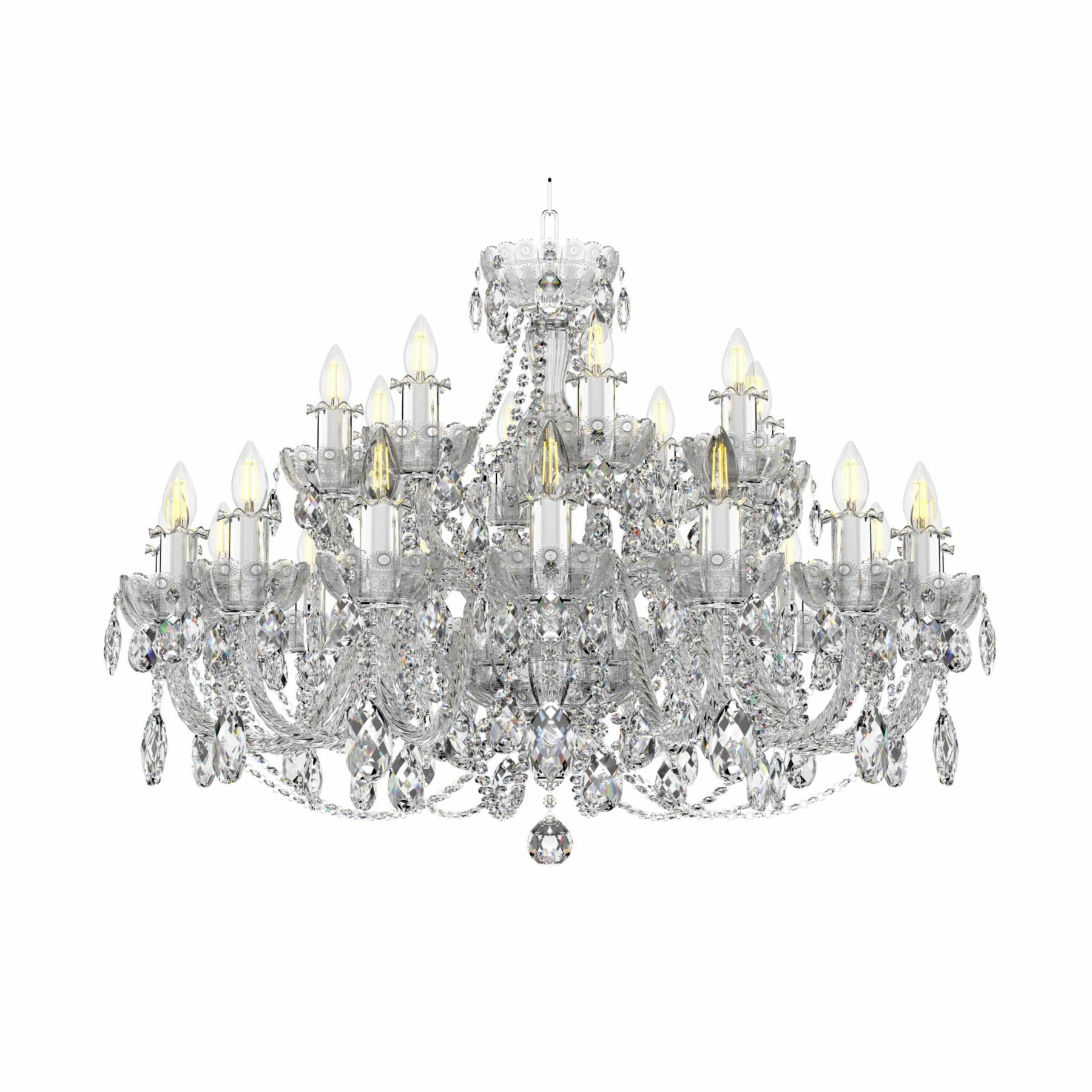 24-Light Crystal Chandelier L692/16+8/01, catalog view