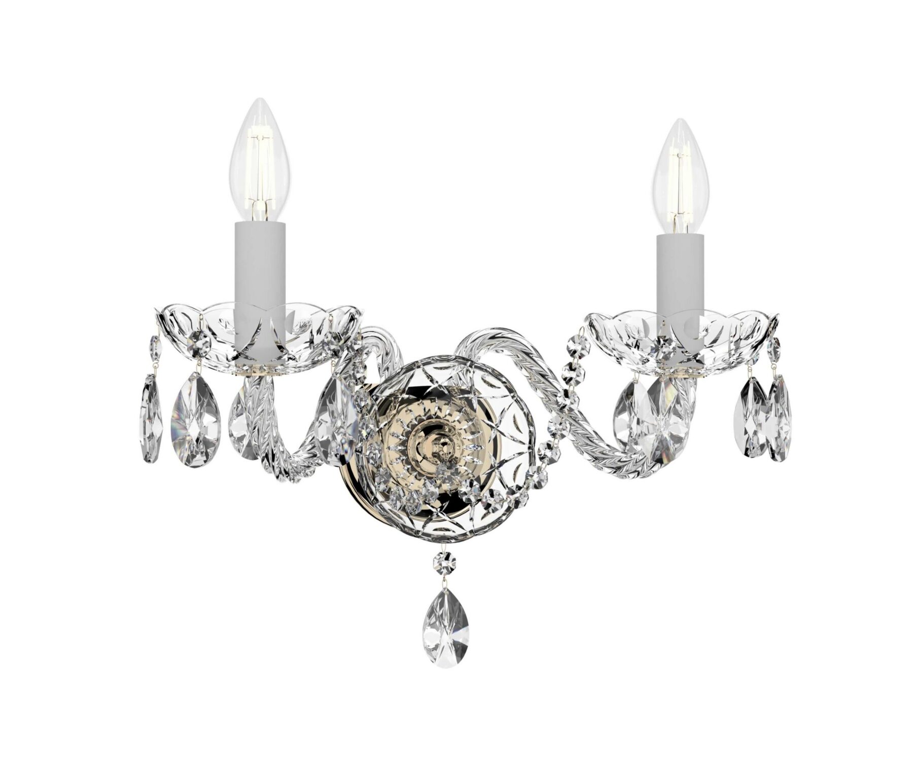 Crystal Wall Sconces with 2-Light Design N132/2/021, catalog view