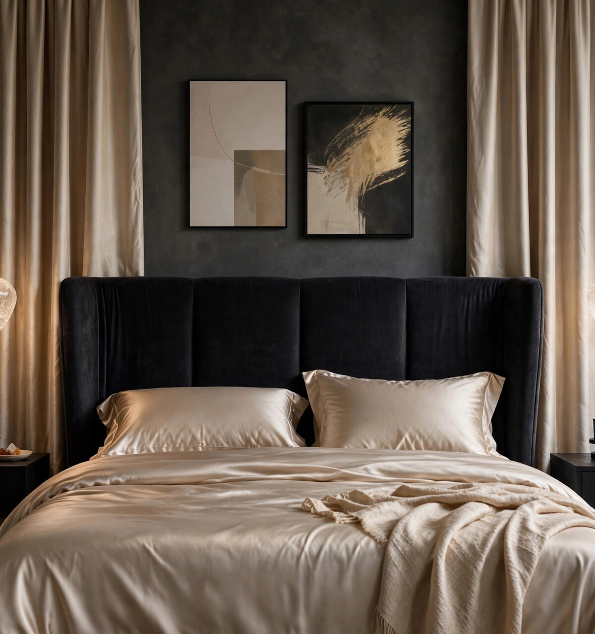 Amulet 1 Clear textured Luxury bedroom interior