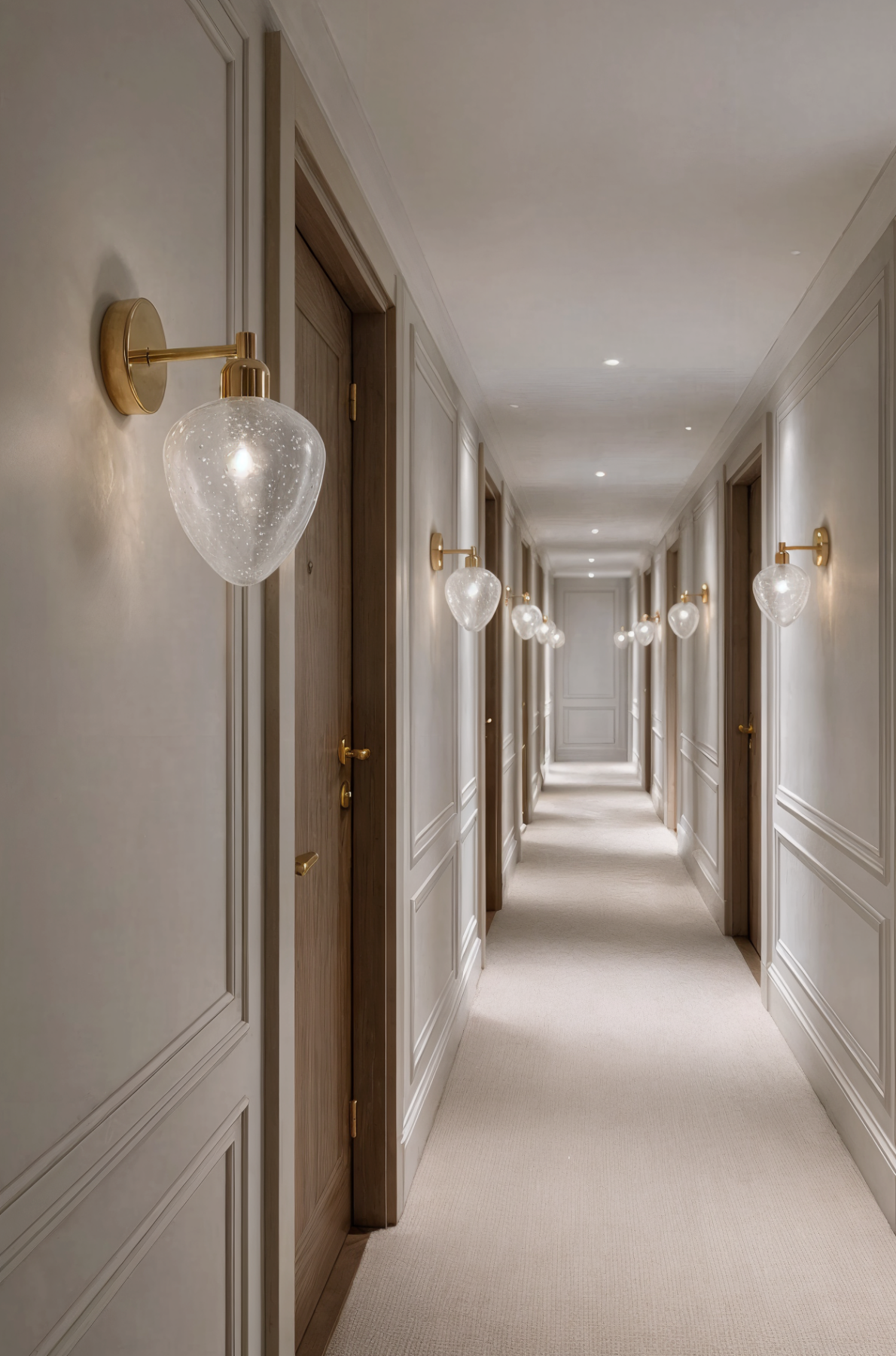 Amulet 6 Modern Wall sconces shown in a contemporary interior