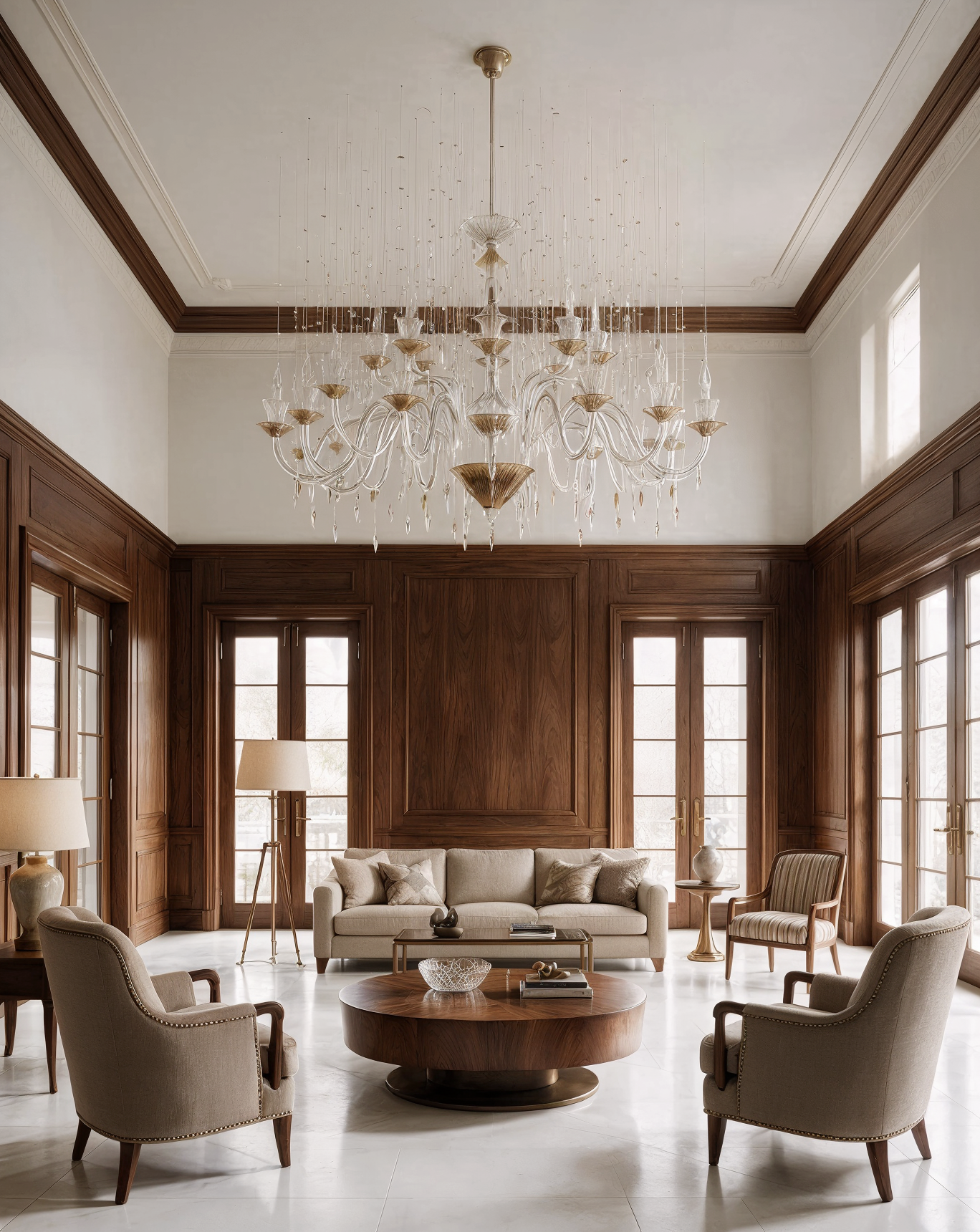Illusion Disc 653 16+8 Copper shown in a contemporary interior